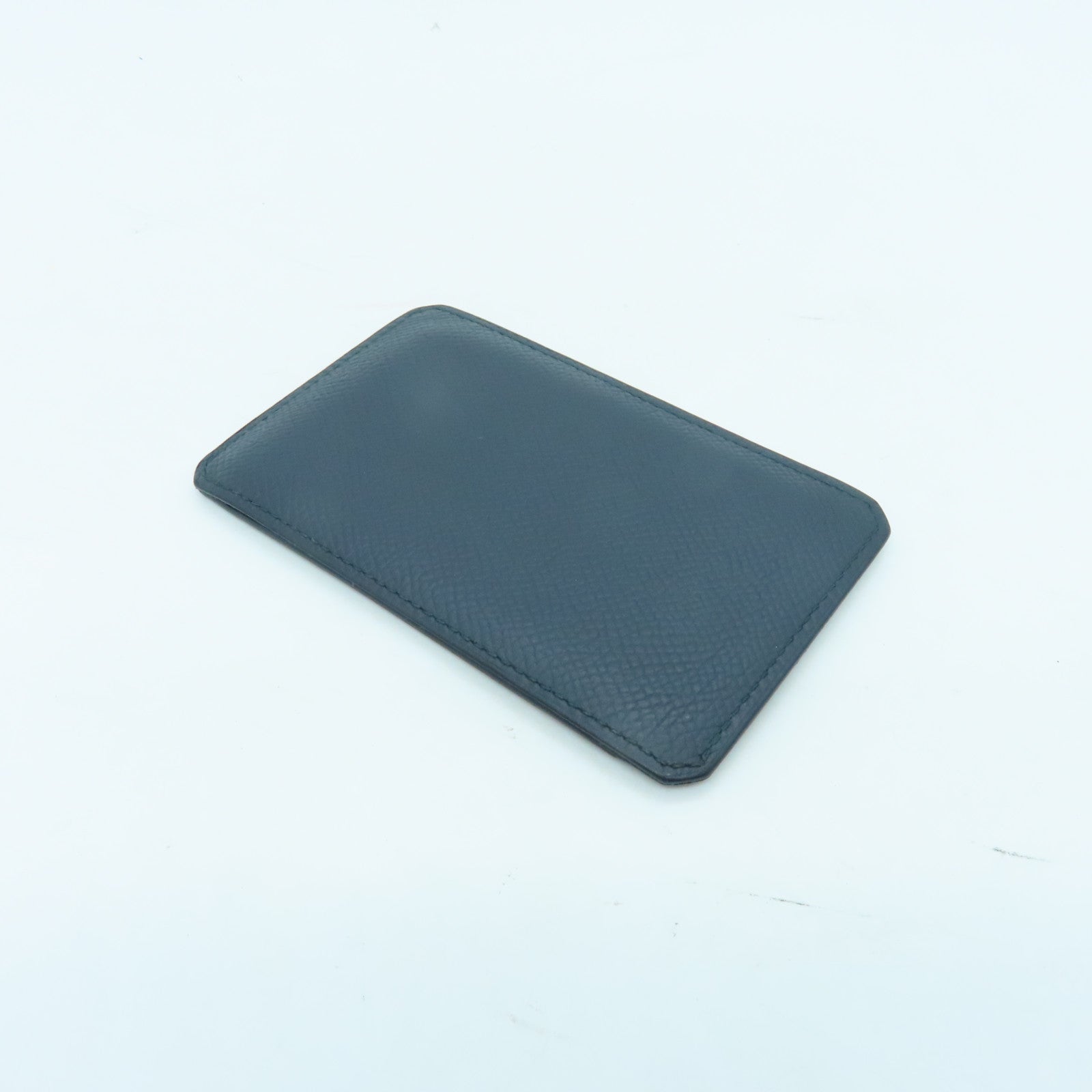 HERMES Epsom皮革Card Holder卡片套綠色/黑色/藍色