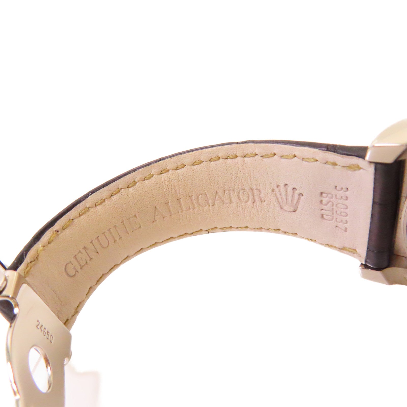 ROLEX Daytona 40mm Watch不鏽鋼/18K白金/皮革帶自動機芯手錶黑色/銀色