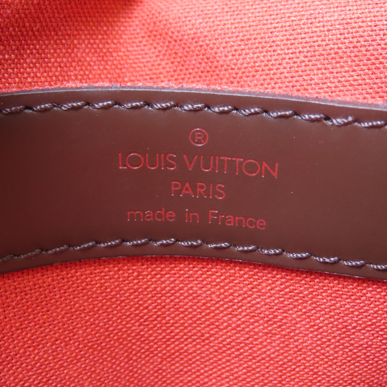 LOUIS VUITTON Damier Naviglio金扣肩背袋啡色