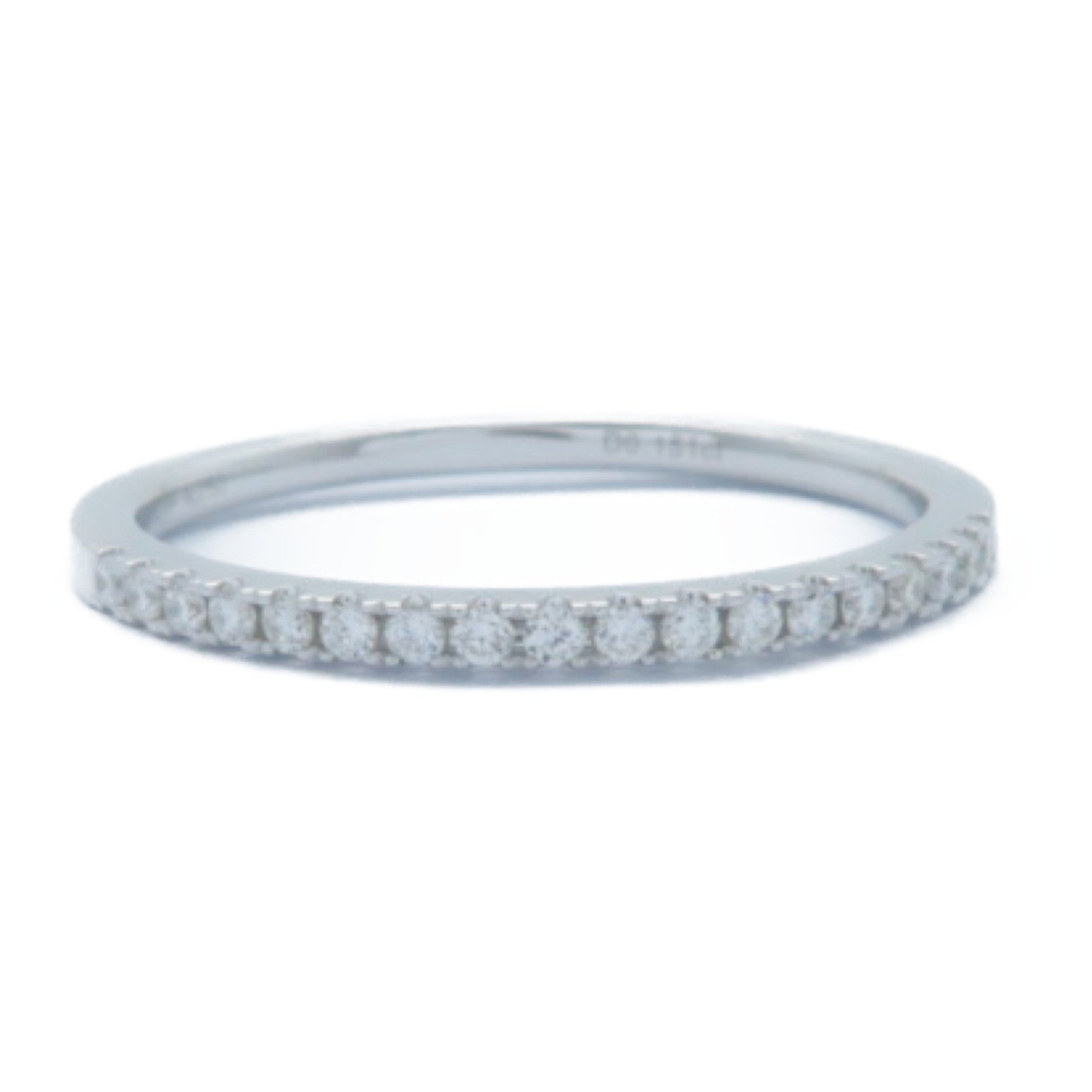 JEWELRY 18K白金Diamond Ring 0.151ct鑽石戒指US#7.25