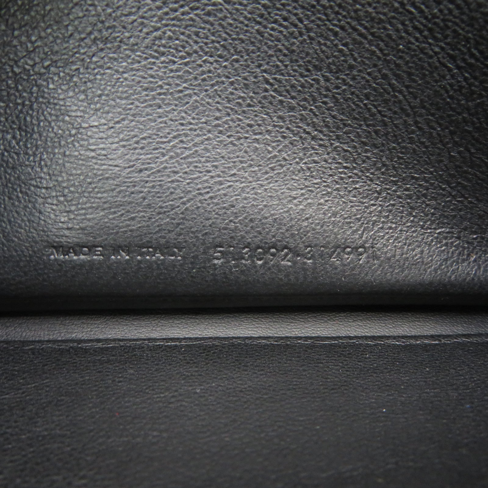 YVES SAINT LAURENT 【激減優惠】牛皮皮革Long Wallet金扣長錢包黑色