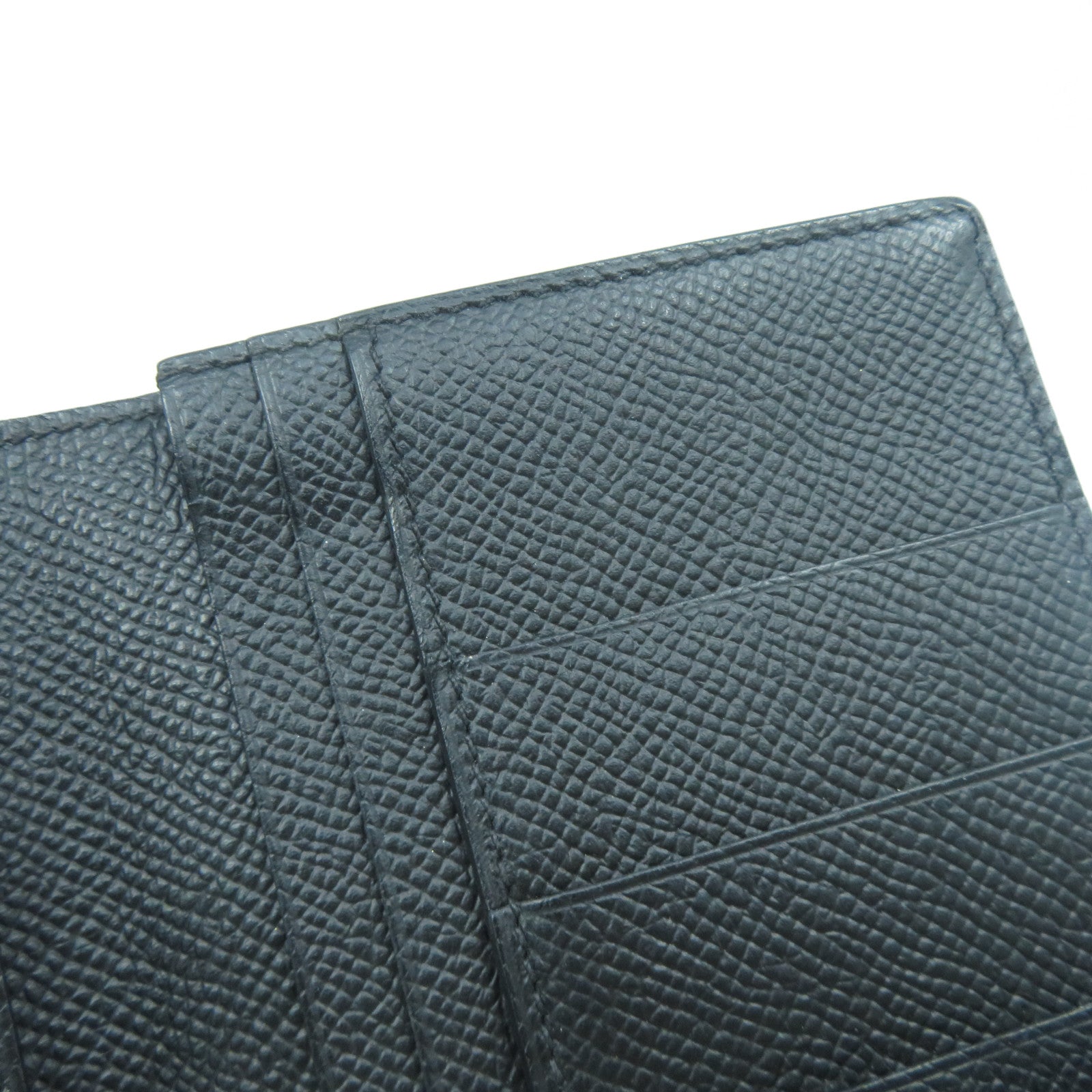 HERMES Epsom皮革Bearn Bi-Fold銀扣長錢包黑色