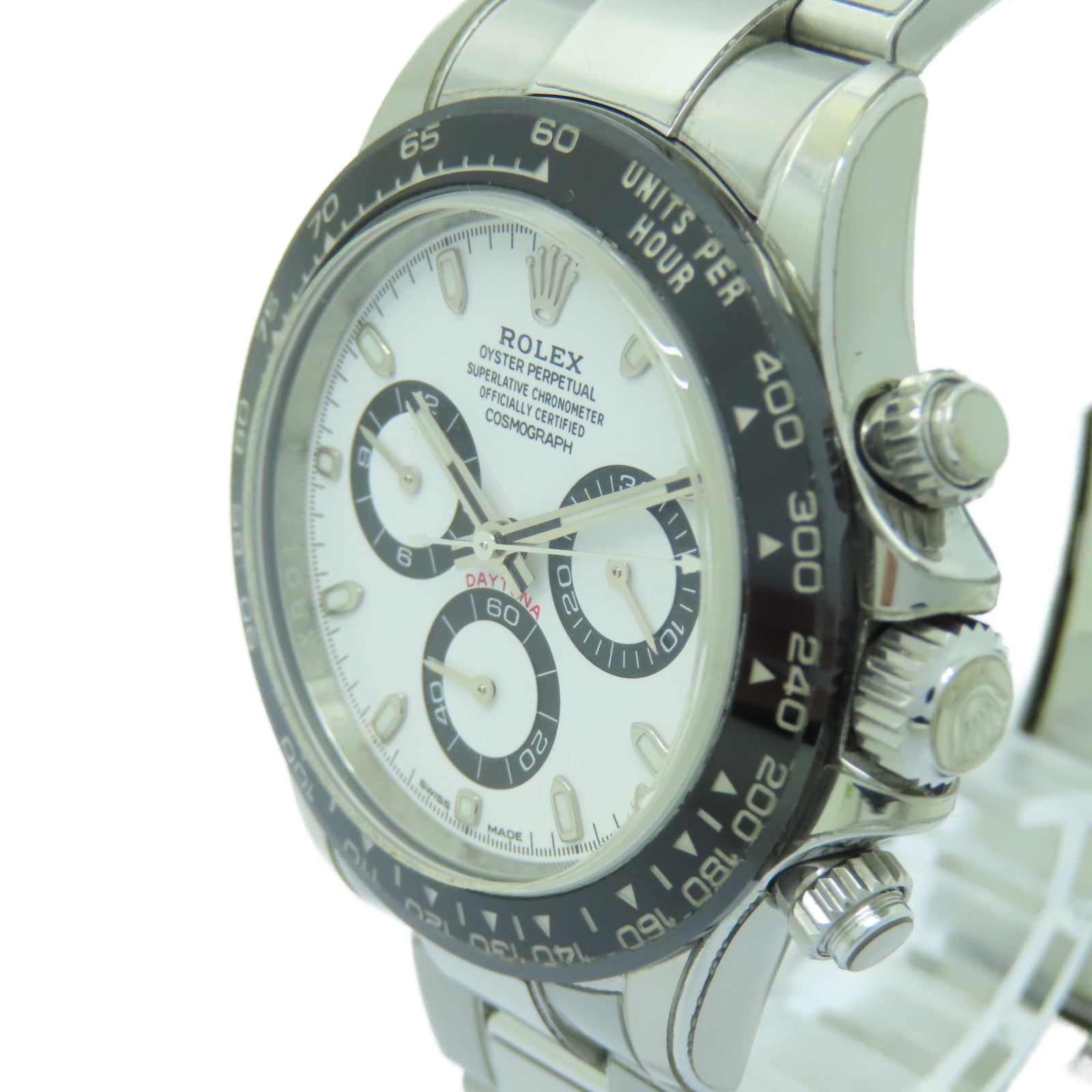ROLEX Daytona不鏽鋼手錶自動機芯白色