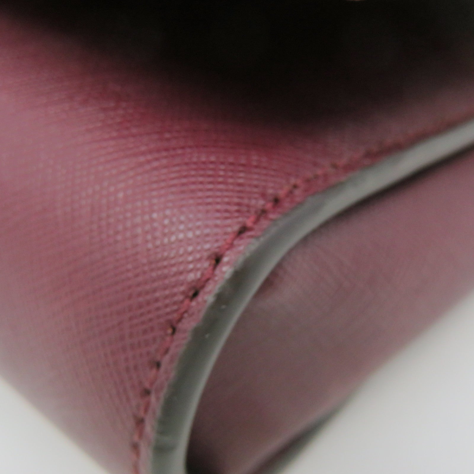 Kate Spade Leather Shoulder Bag Burgundy