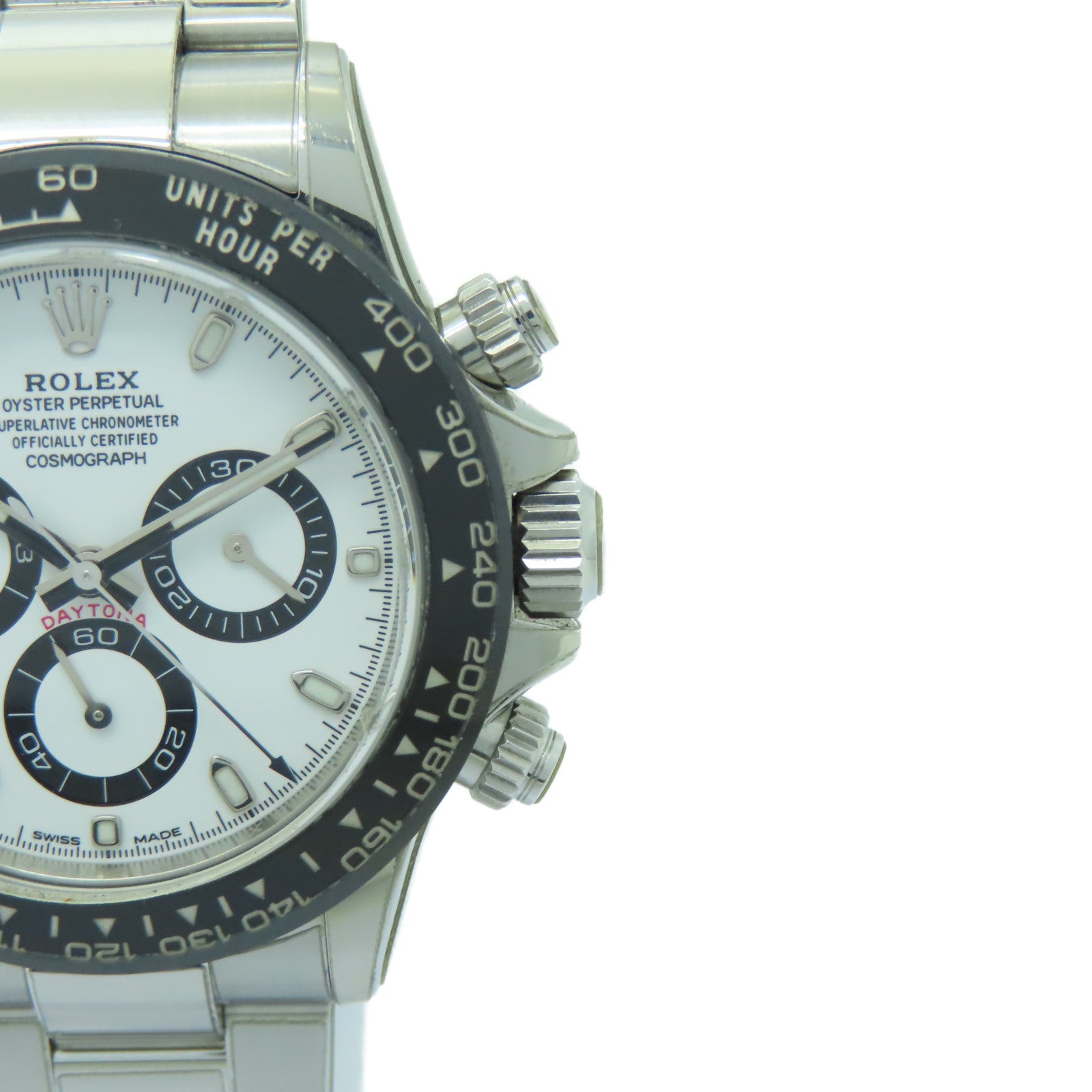 ROLEX Daytona不鏽鋼手錶自動機芯白色