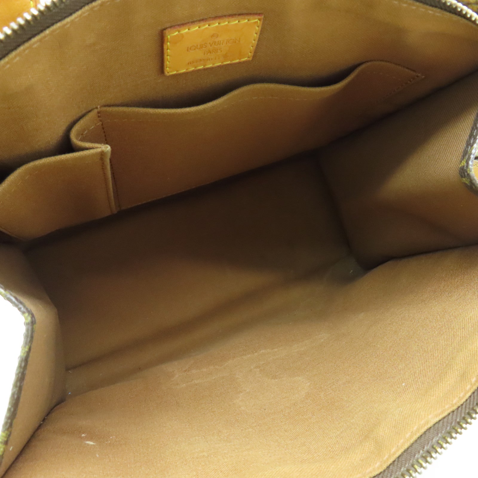 LOUIS VUITTON Monogram Popincourt Haut Gold Buckle Shoulder Bag Brown