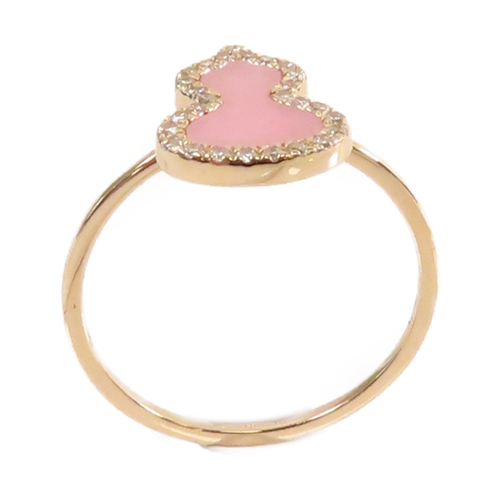 JEWELRY 18K玫瑰金/0.113ct鑽石Qeelin Diamond Ring戒指粉紅色US#5.75