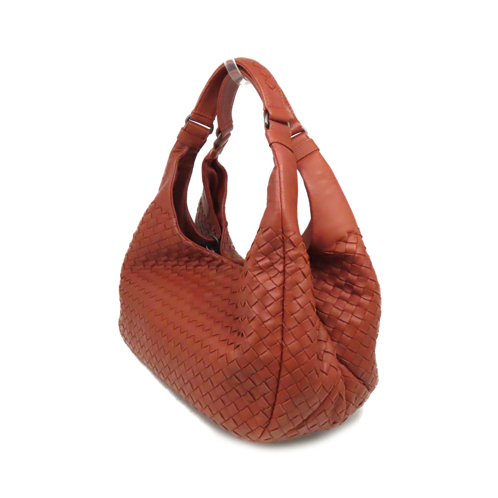 BOTTEGA VENETA 【激減優惠】織紋皮革Shoulder Bag肩背袋啡色