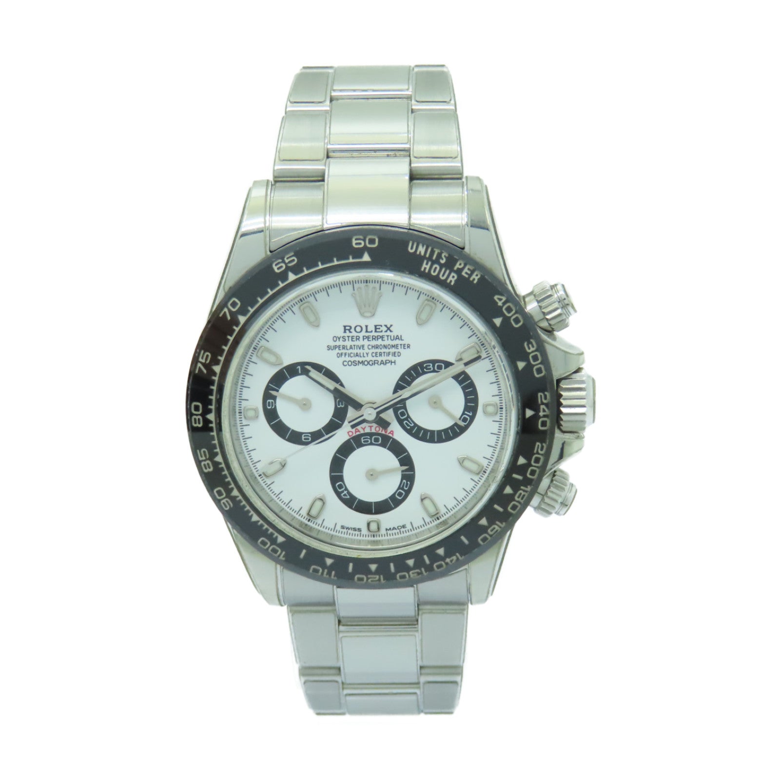ROLEX Daytona不鏽鋼手錶自動機芯白色