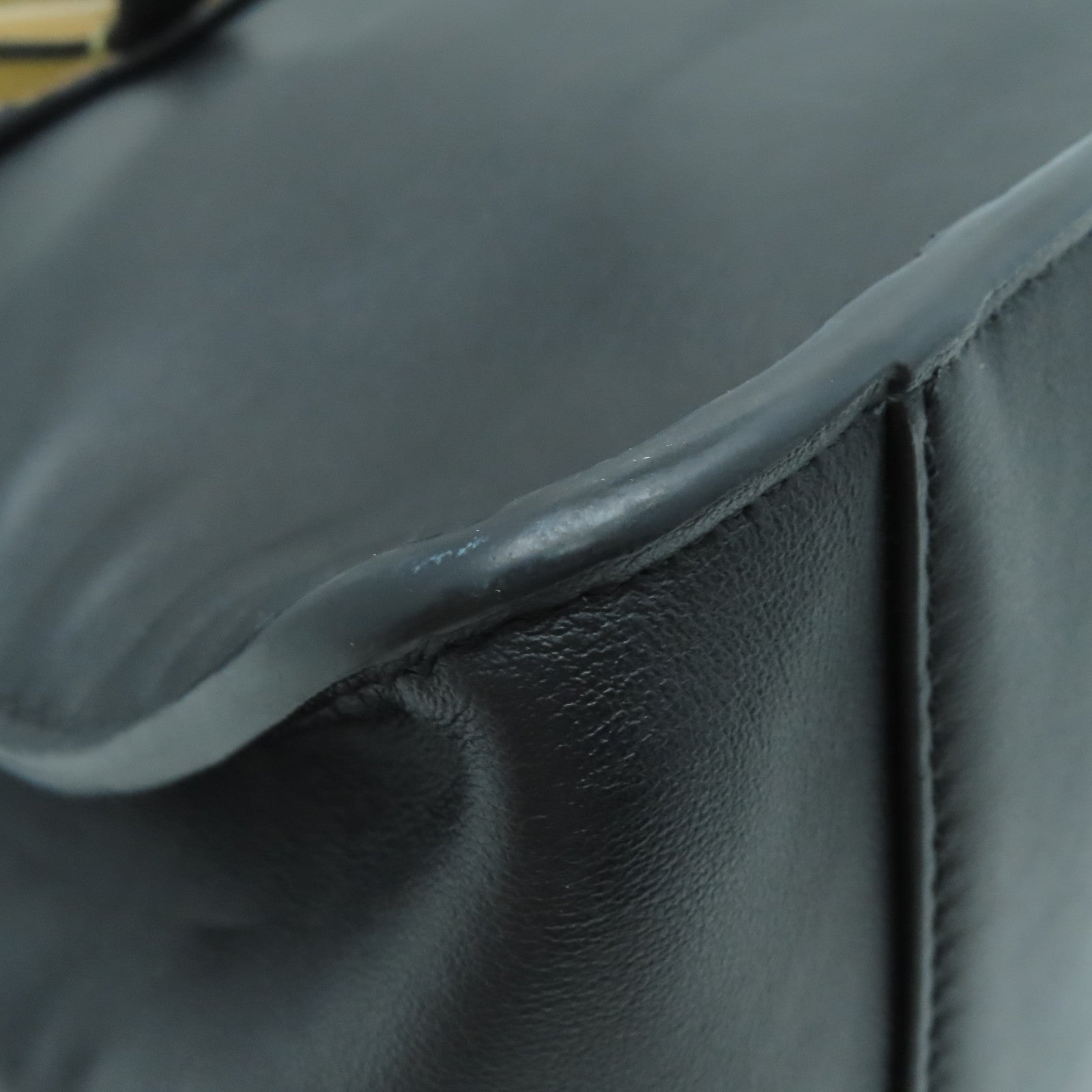 FENDI 【激減優惠】牛皮皮革/麂皮皮革2 Way Shoulder手挽肩背兩用袋黑色/啡色