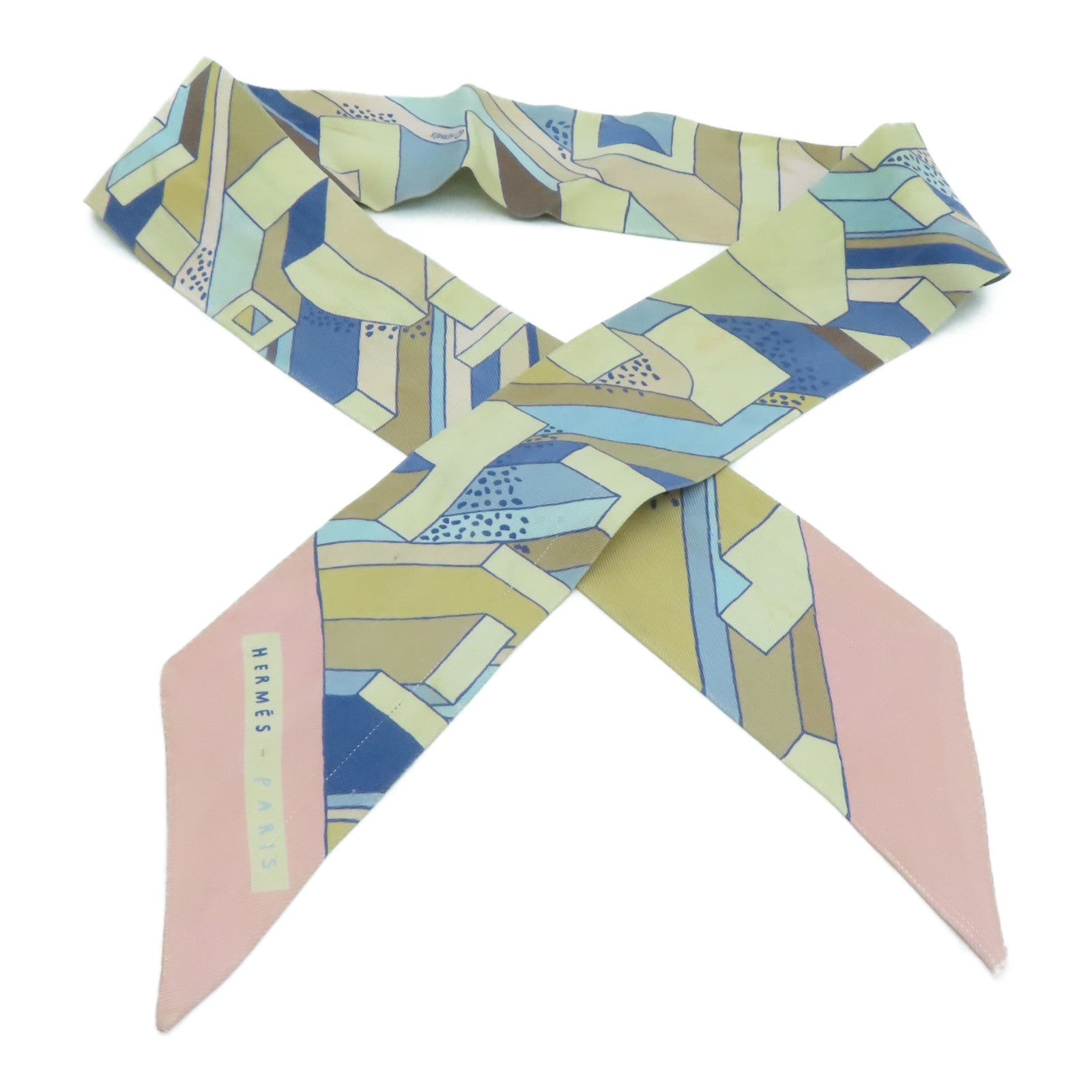 HERMES 【激減優惠】絲質Twilly絲巾彩色