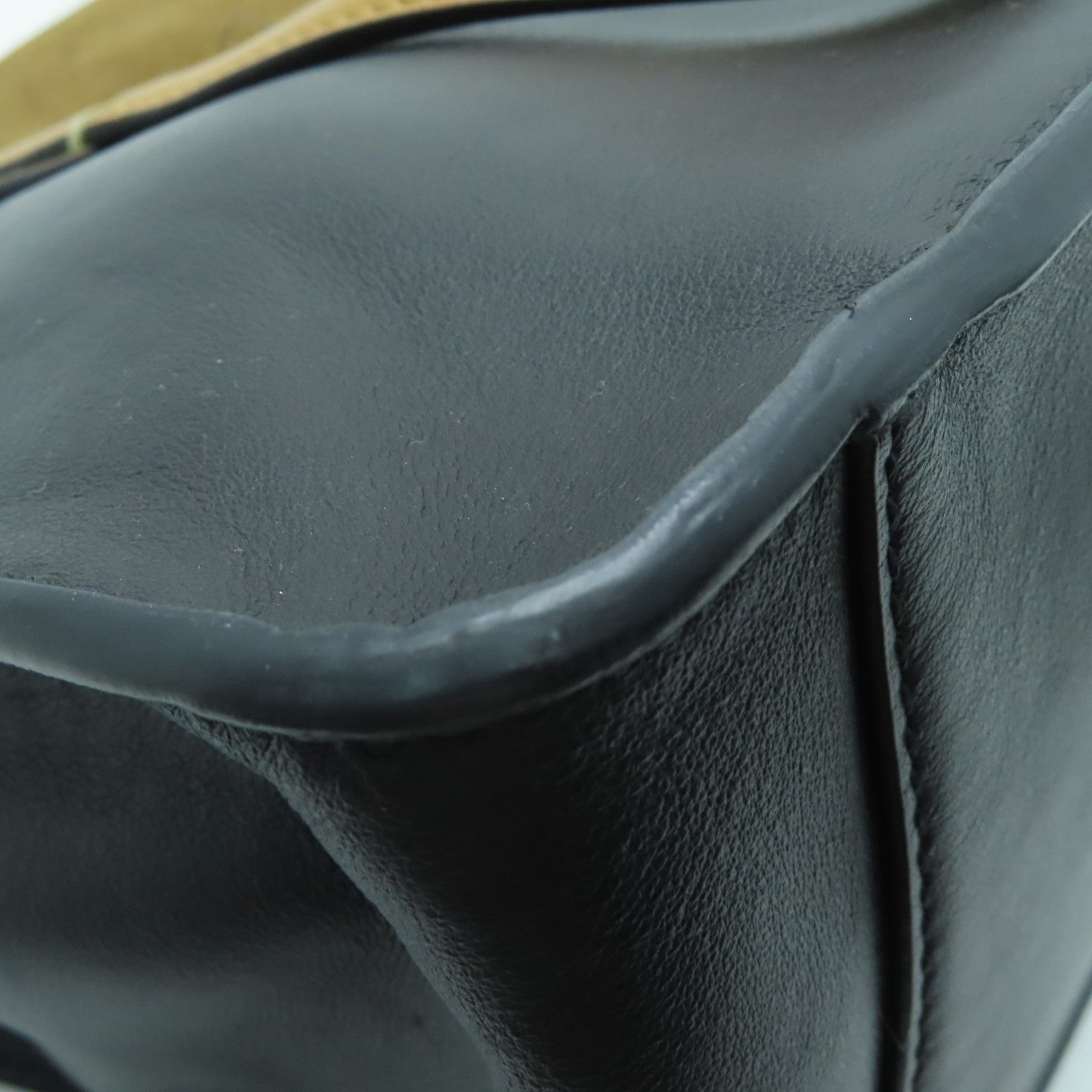 FENDI 【激減優惠】牛皮皮革/麂皮皮革2 Way Shoulder手挽肩背兩用袋黑色/啡色