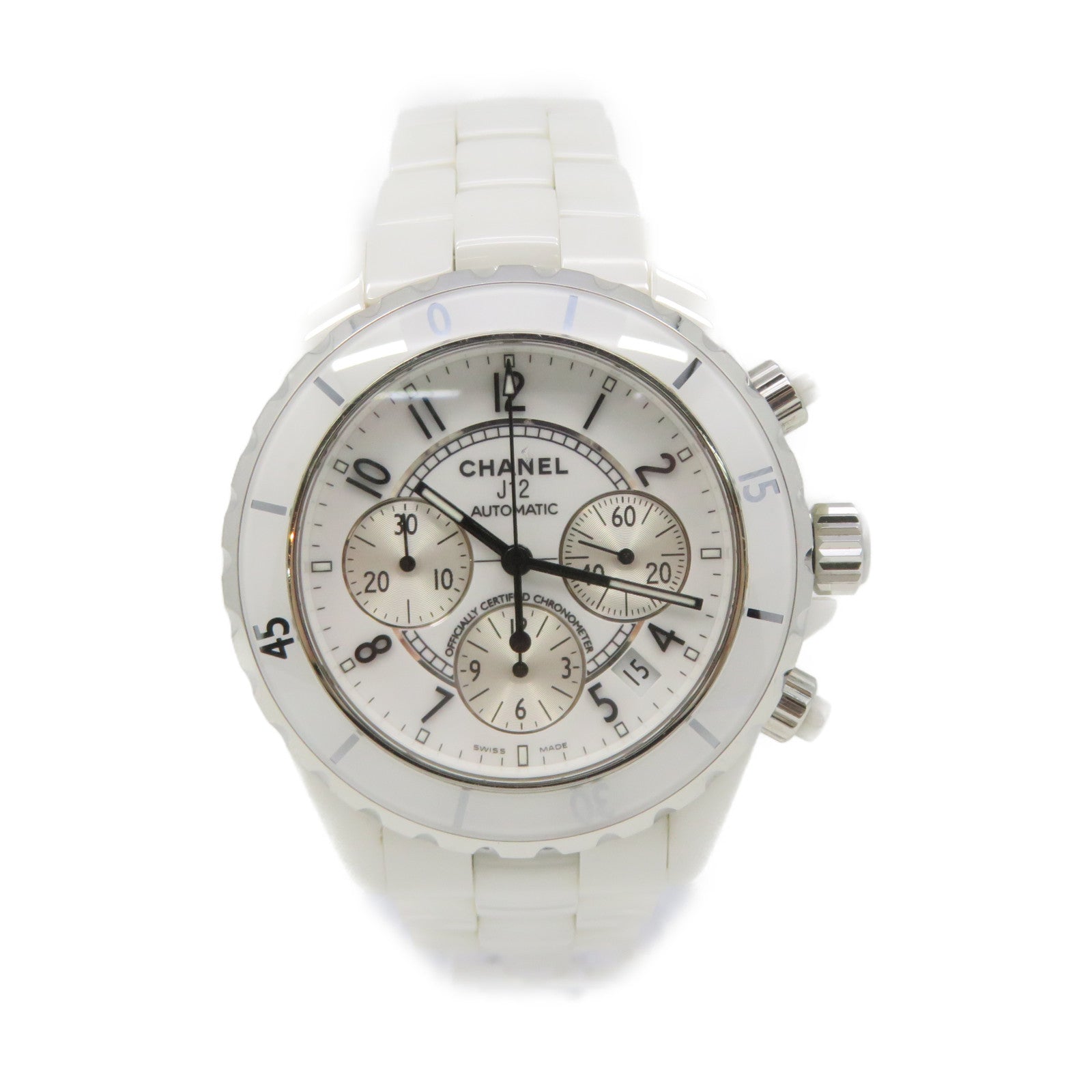 CHANEL J12 41MM Watch Ceramic Automatic Movement Watch White