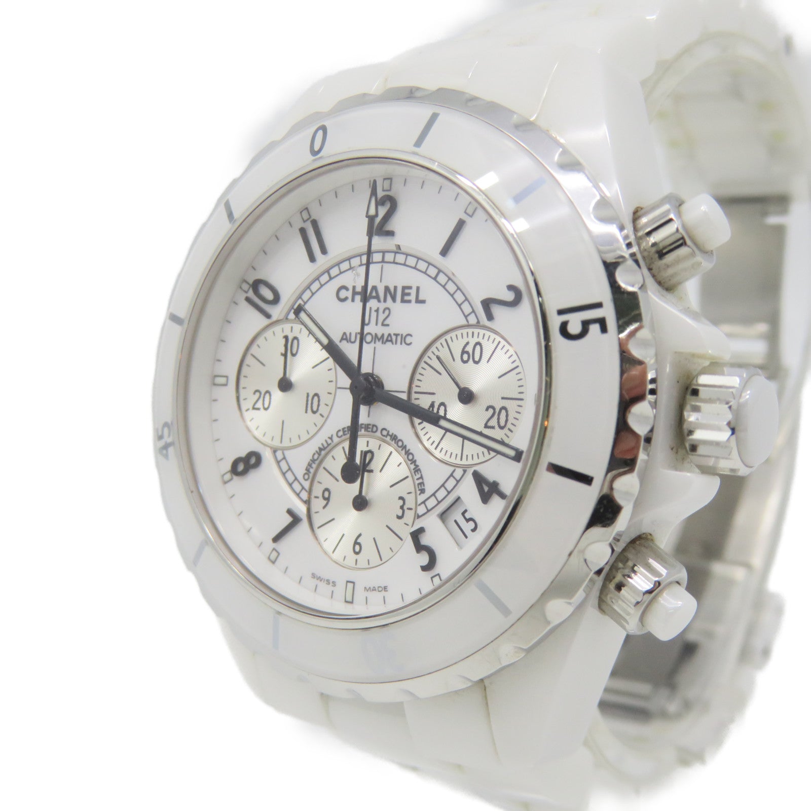 CHANEL J12 41MM Watch Ceramic Automatic Movement Watch White