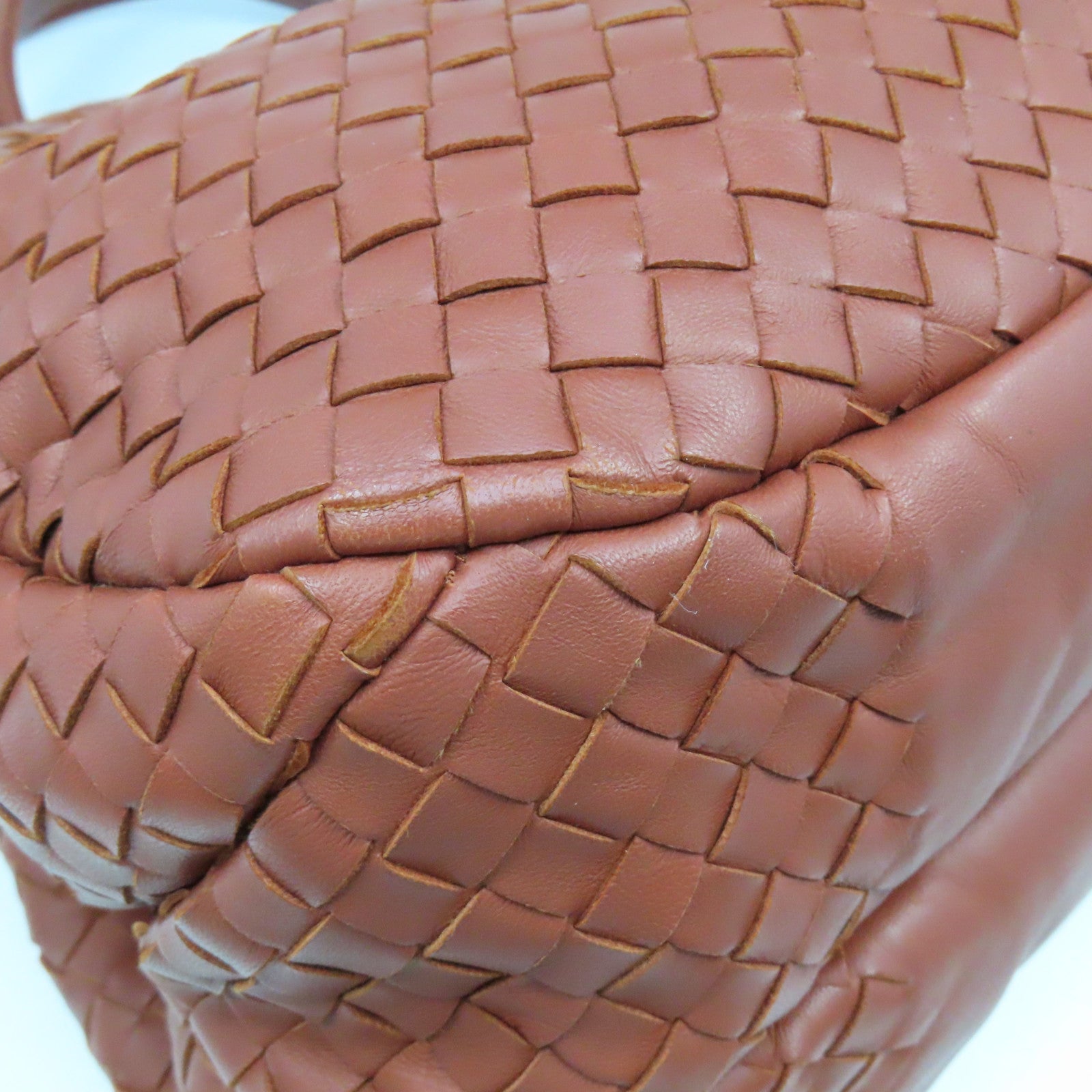 BOTTEGA VENETA 【激減優惠】織紋皮革Shoulder Bag肩背袋啡色