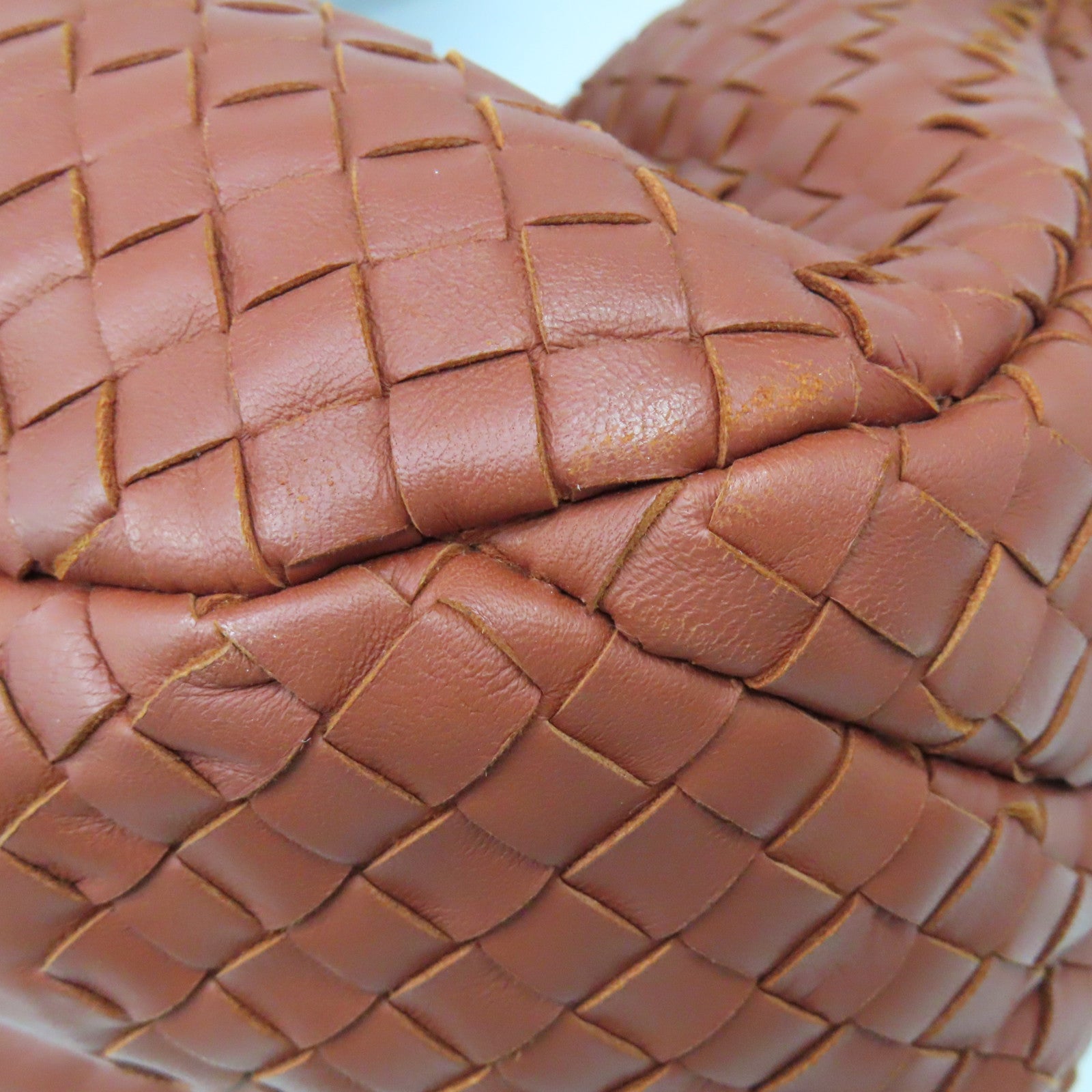 BOTTEGA VENETA 【激減優惠】織紋皮革Shoulder Bag肩背袋啡色