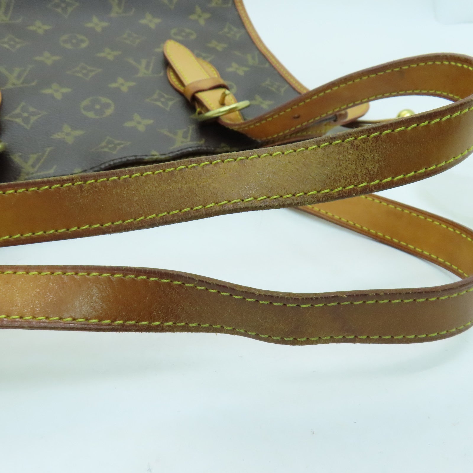 LOUIS VUITTON Monogram Popincourt Haut Gold Buckle Shoulder Bag Brown