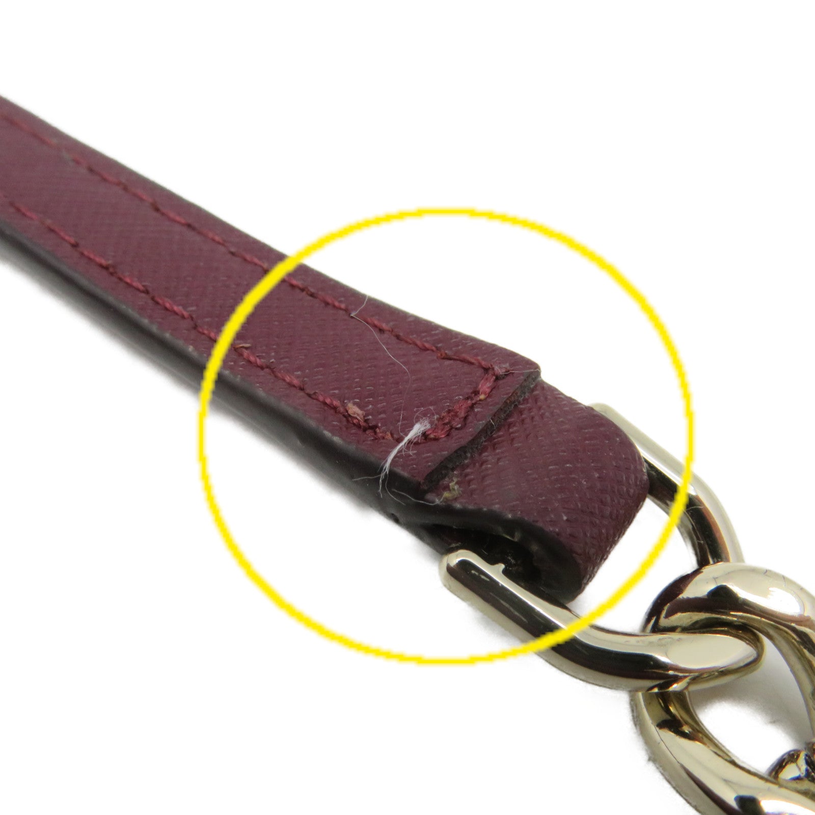 Kate Spade Leather Shoulder Bag Burgundy