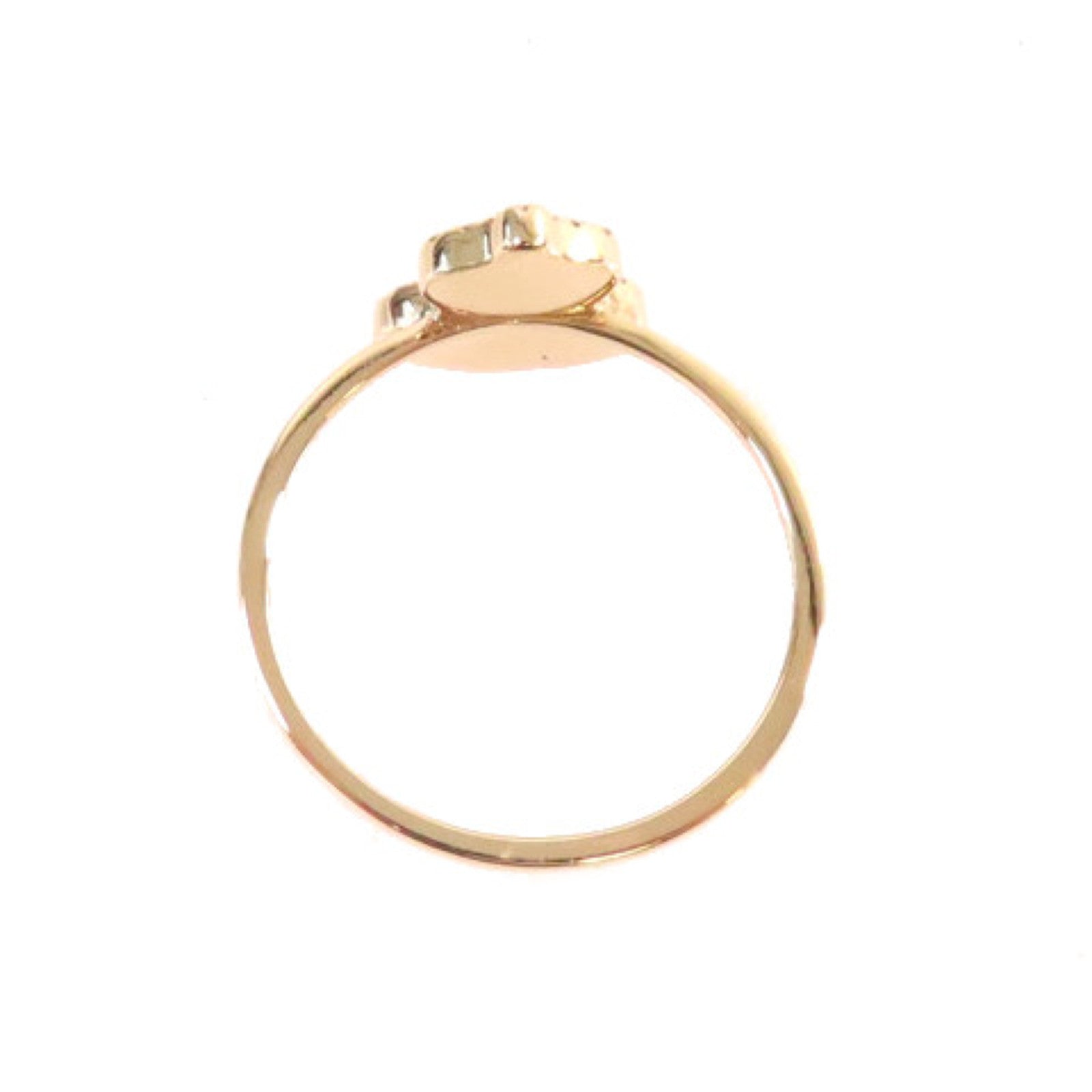 JEWELRY 18K玫瑰金/0.113ct鑽石Qeelin Diamond Ring戒指粉紅色US#5.75