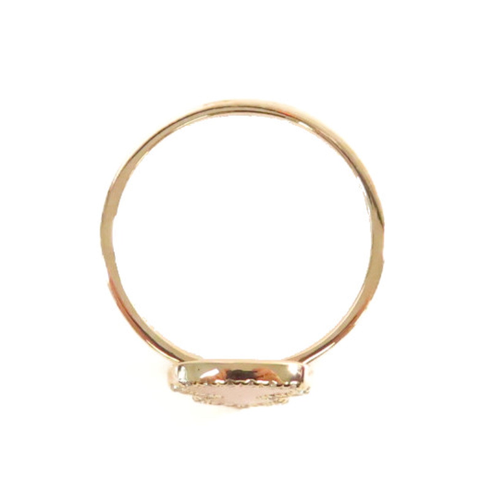 JEWELRY 18K玫瑰金/0.113ct鑽石Qeelin Diamond Ring戒指粉紅色US#5.75