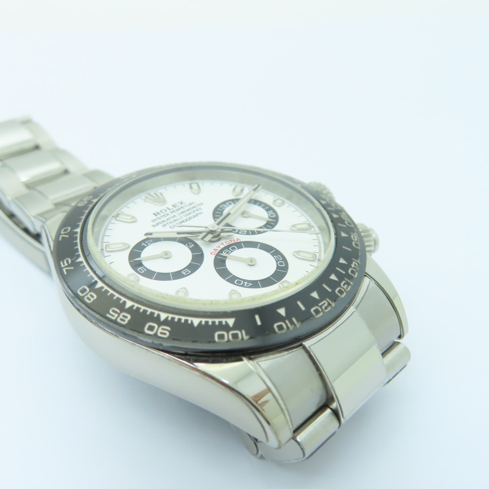 ROLEX Daytona不鏽鋼手錶自動機芯白色