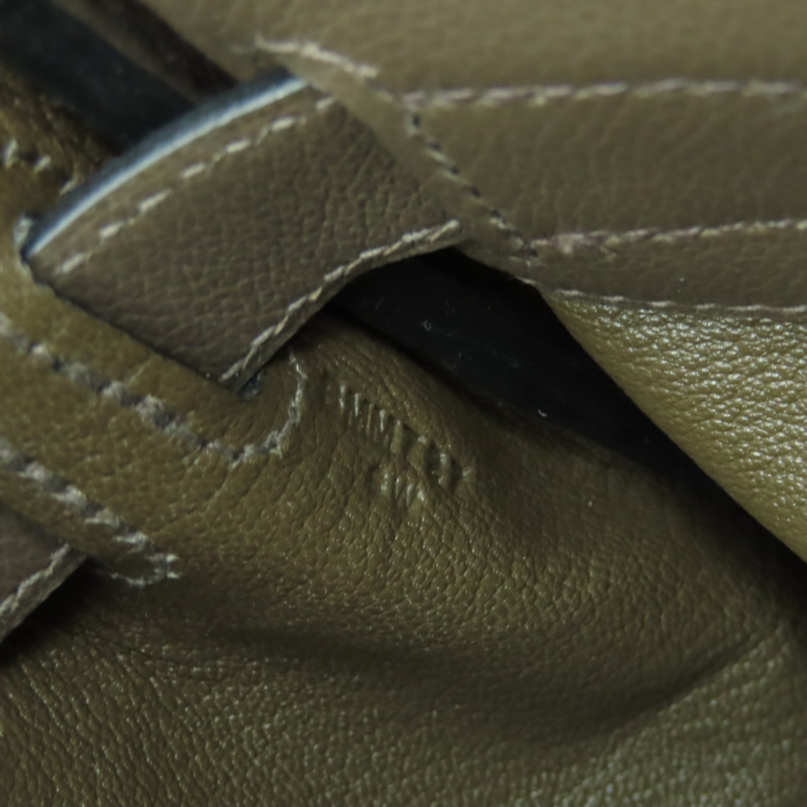 HERMES Evercolor皮革Kelly Messenger PM銀扣肩背袋Ecorce樹皮色