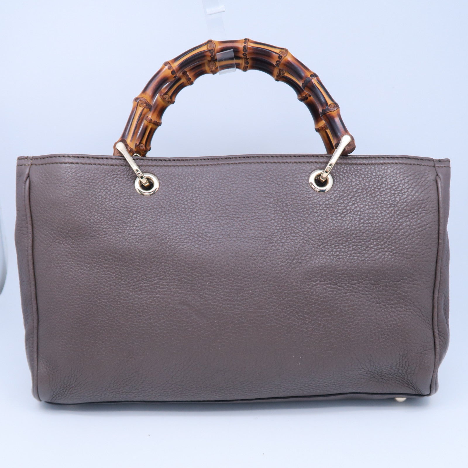 GUCCI 牛皮皮革2 Way Shoulder金扣手挽肩背兩用袋啡色