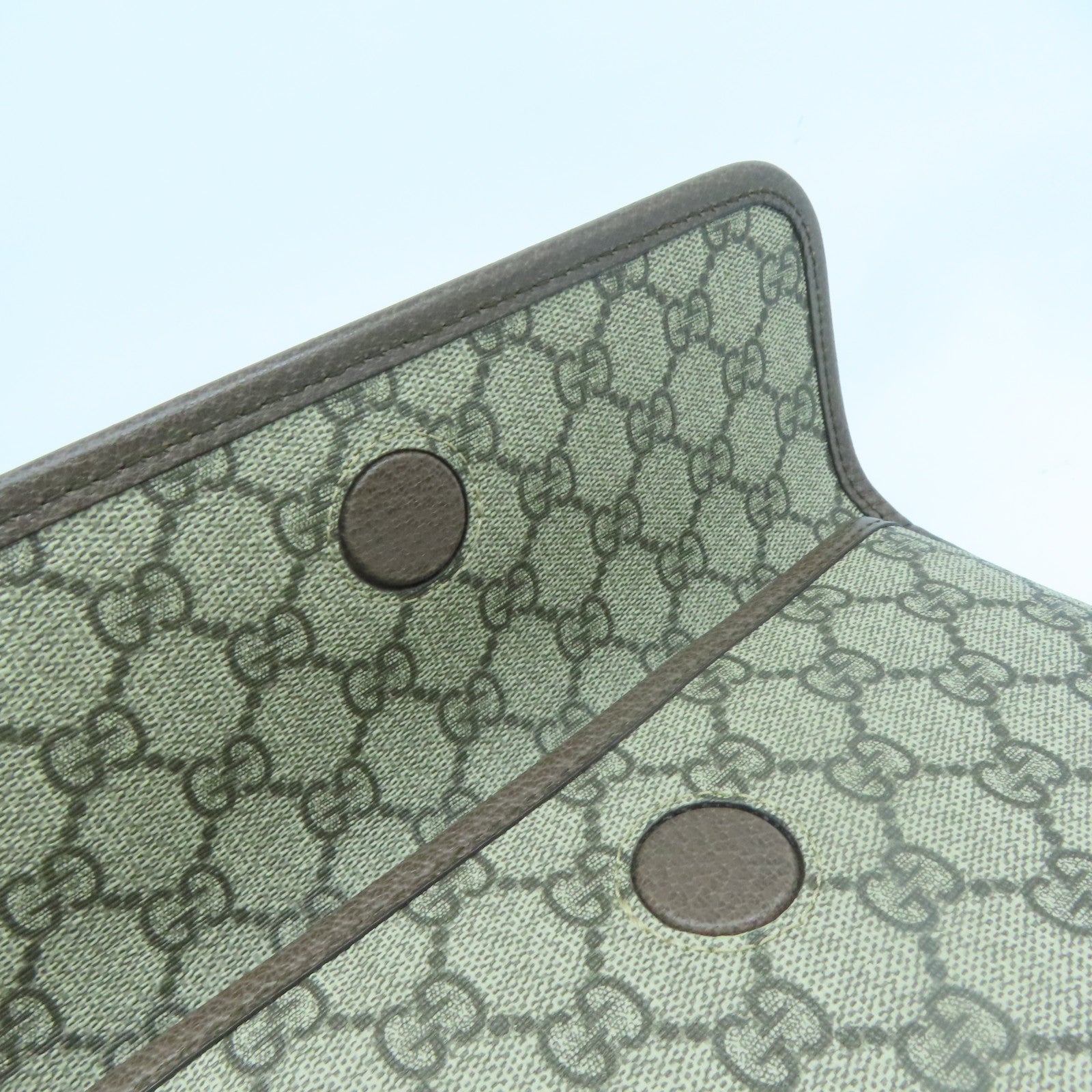 GUCCI 塗層帆布Neo Vintage GG Supreme Waist Bag金扣腰包啡色