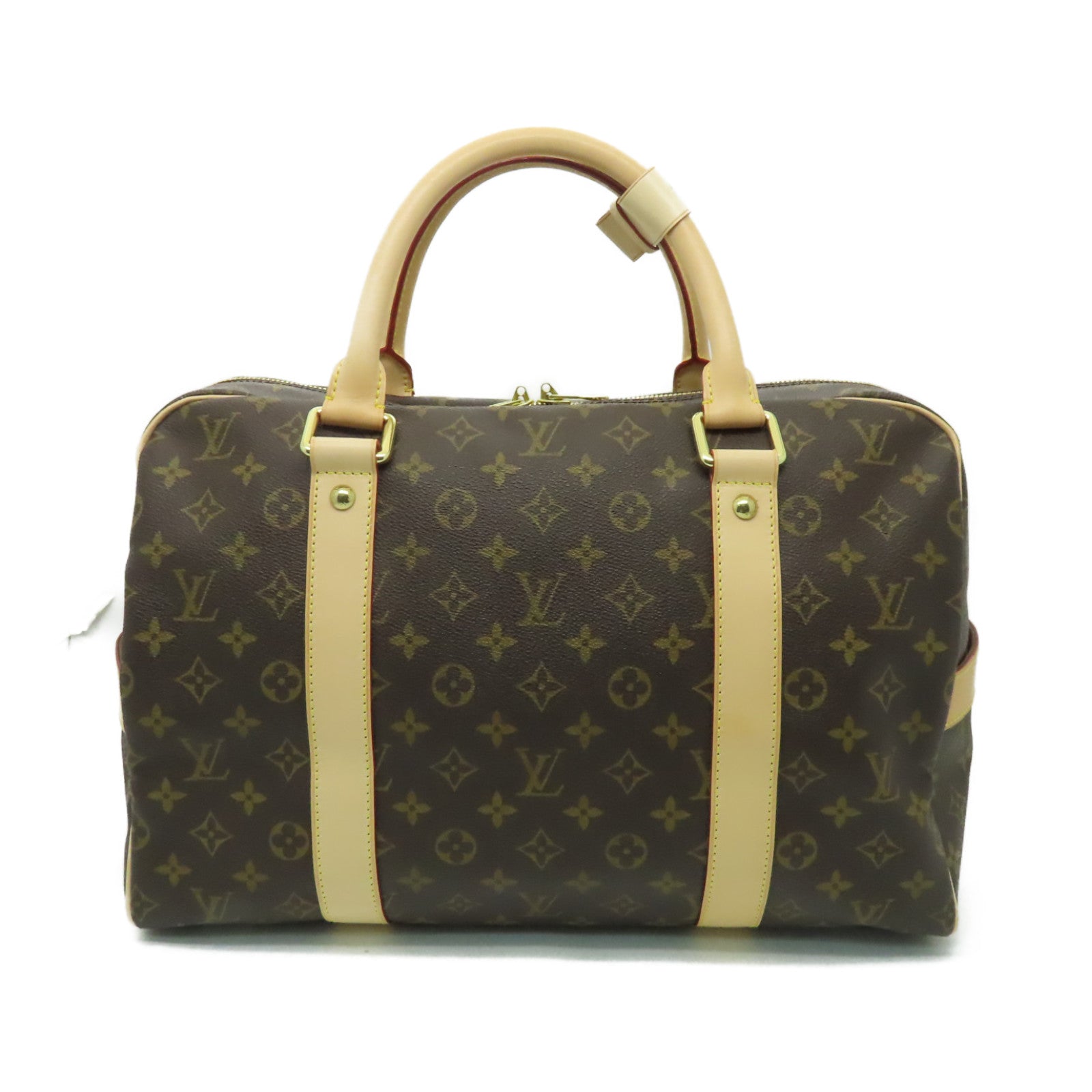 LOUIS VUITTON Monogram CarryAll Travel Bag金扣旅行袋啡色