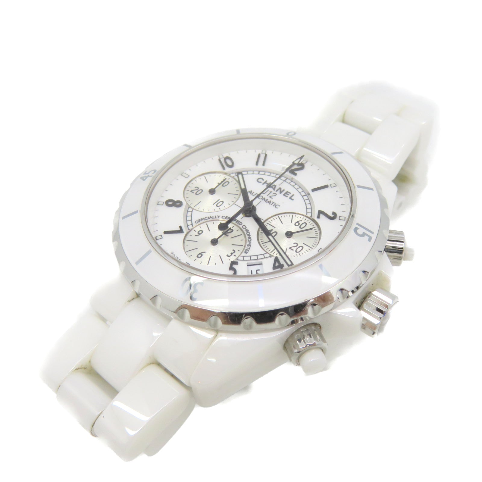 CHANEL J12 41MM Watch Ceramic Automatic Movement Watch White