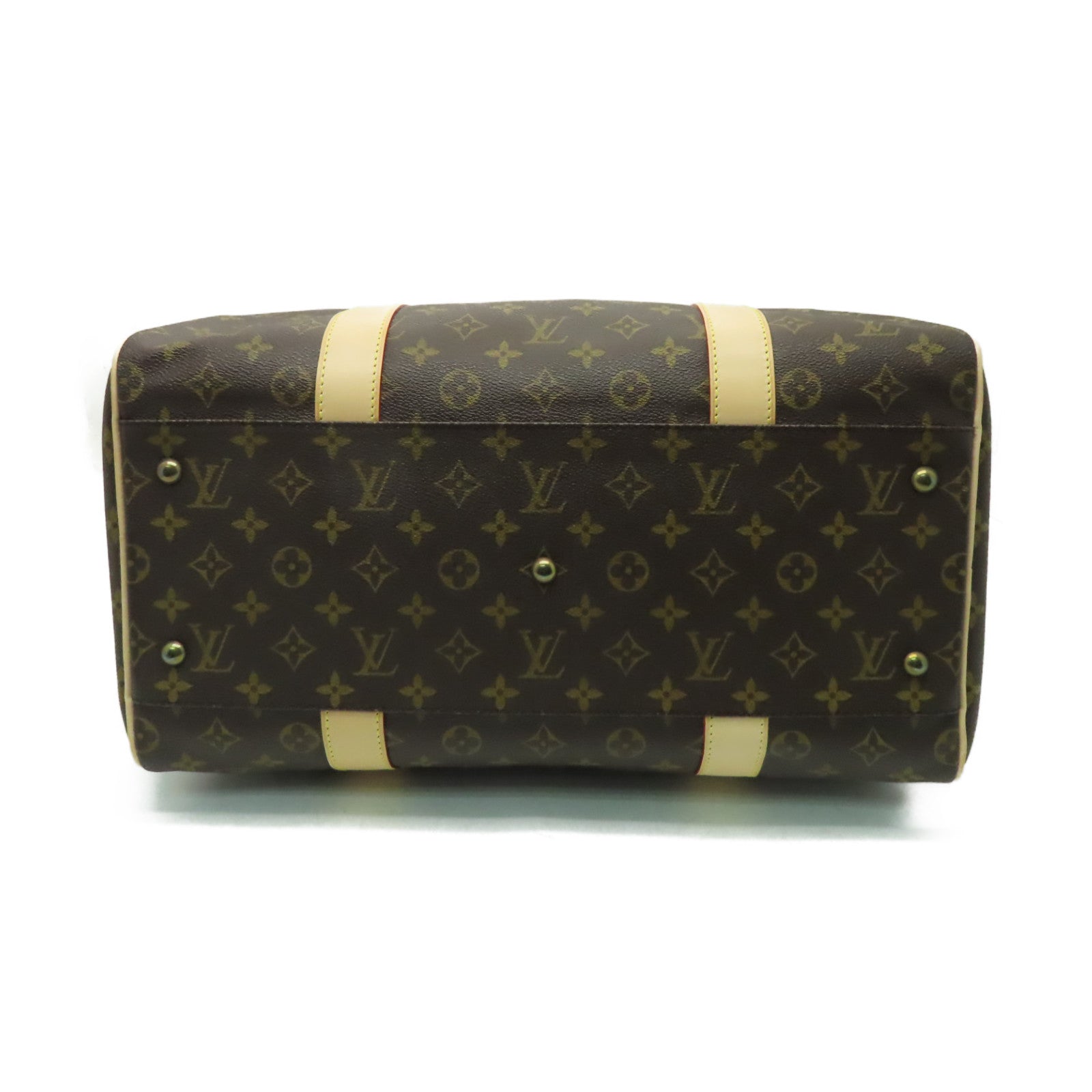 LOUIS VUITTON Monogram CarryAll Travel Bag金扣旅行袋啡色