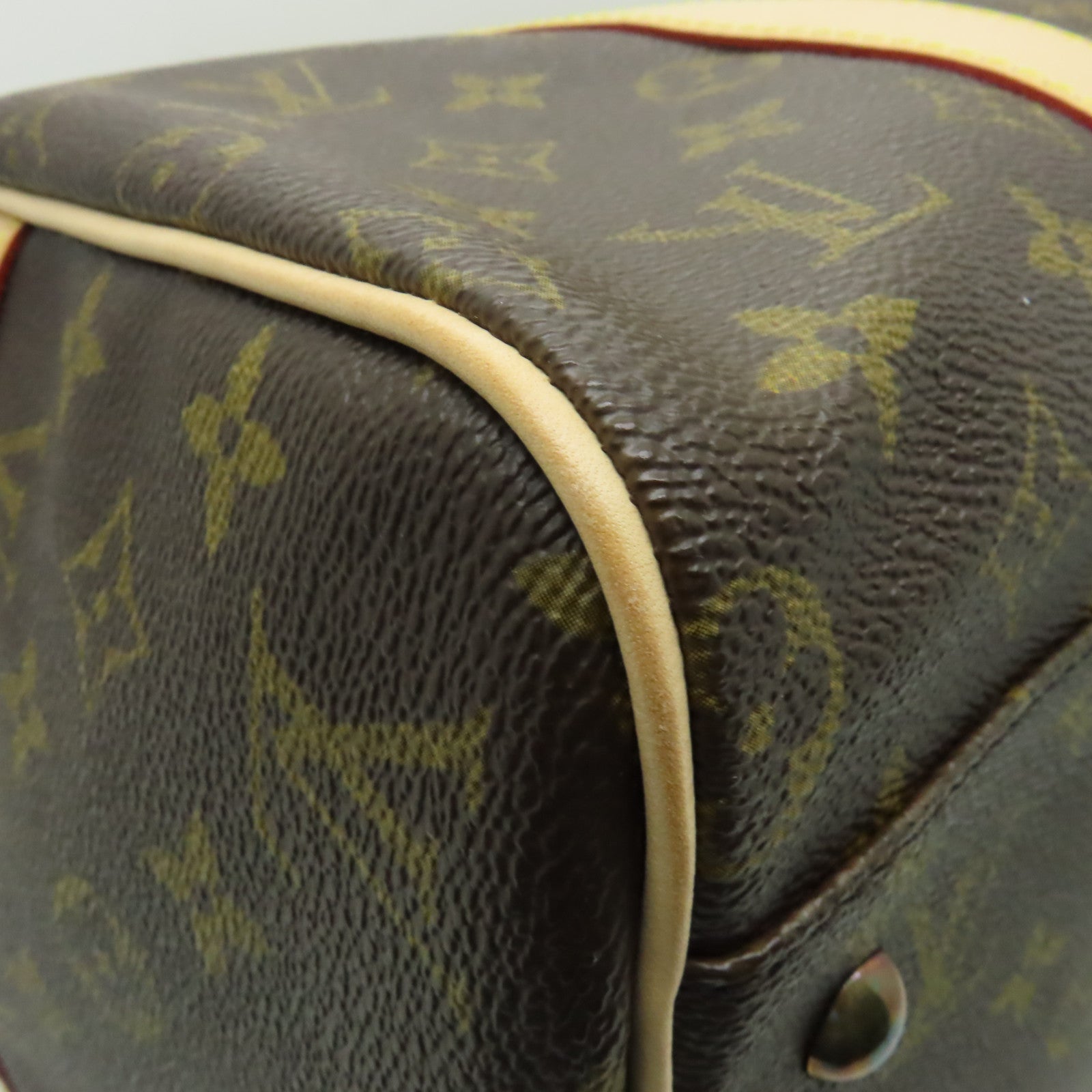 LOUIS VUITTON Monogram CarryAll Travel Bag金扣旅行袋啡色