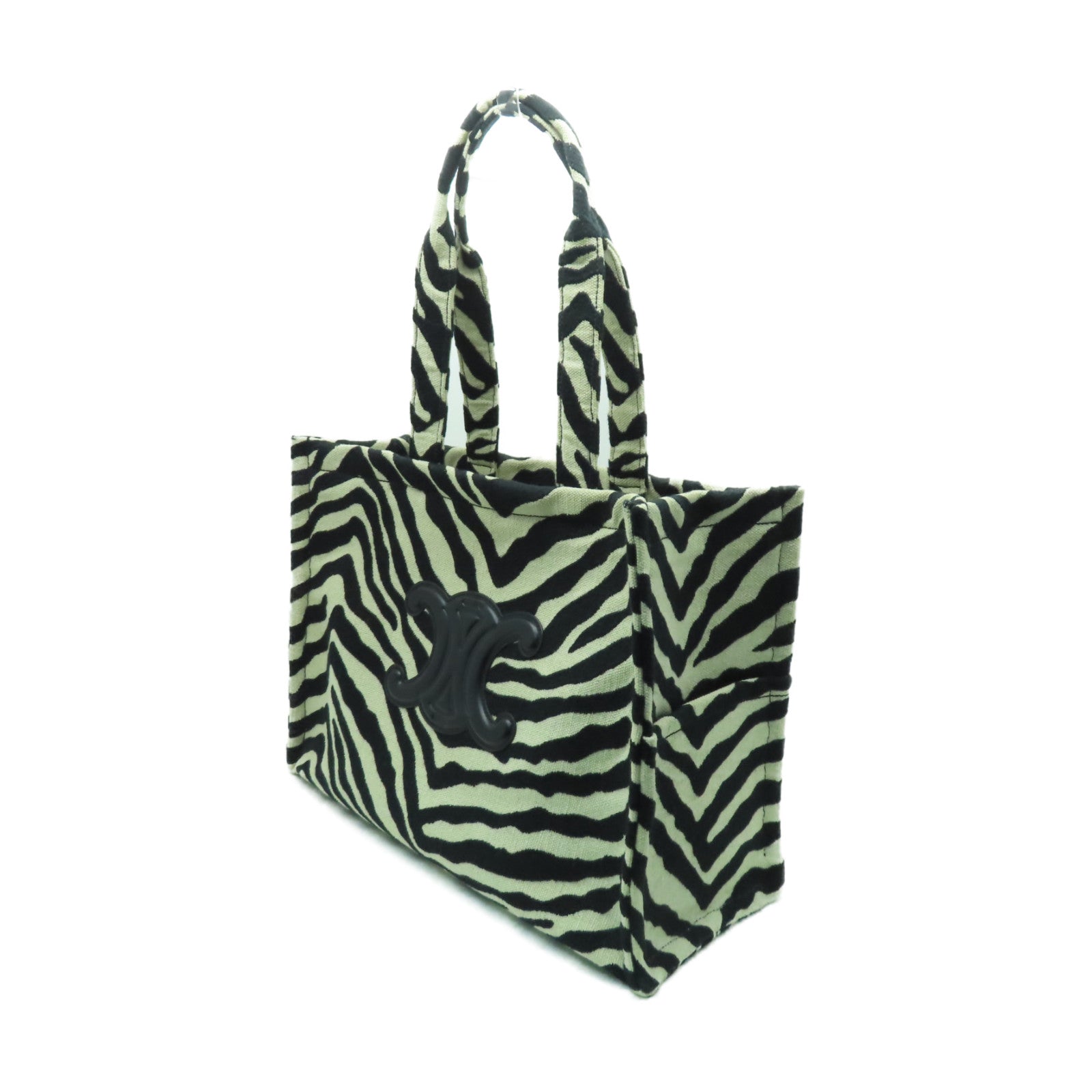 CELINE 帆布Tote Bag手挽袋白色/黑色