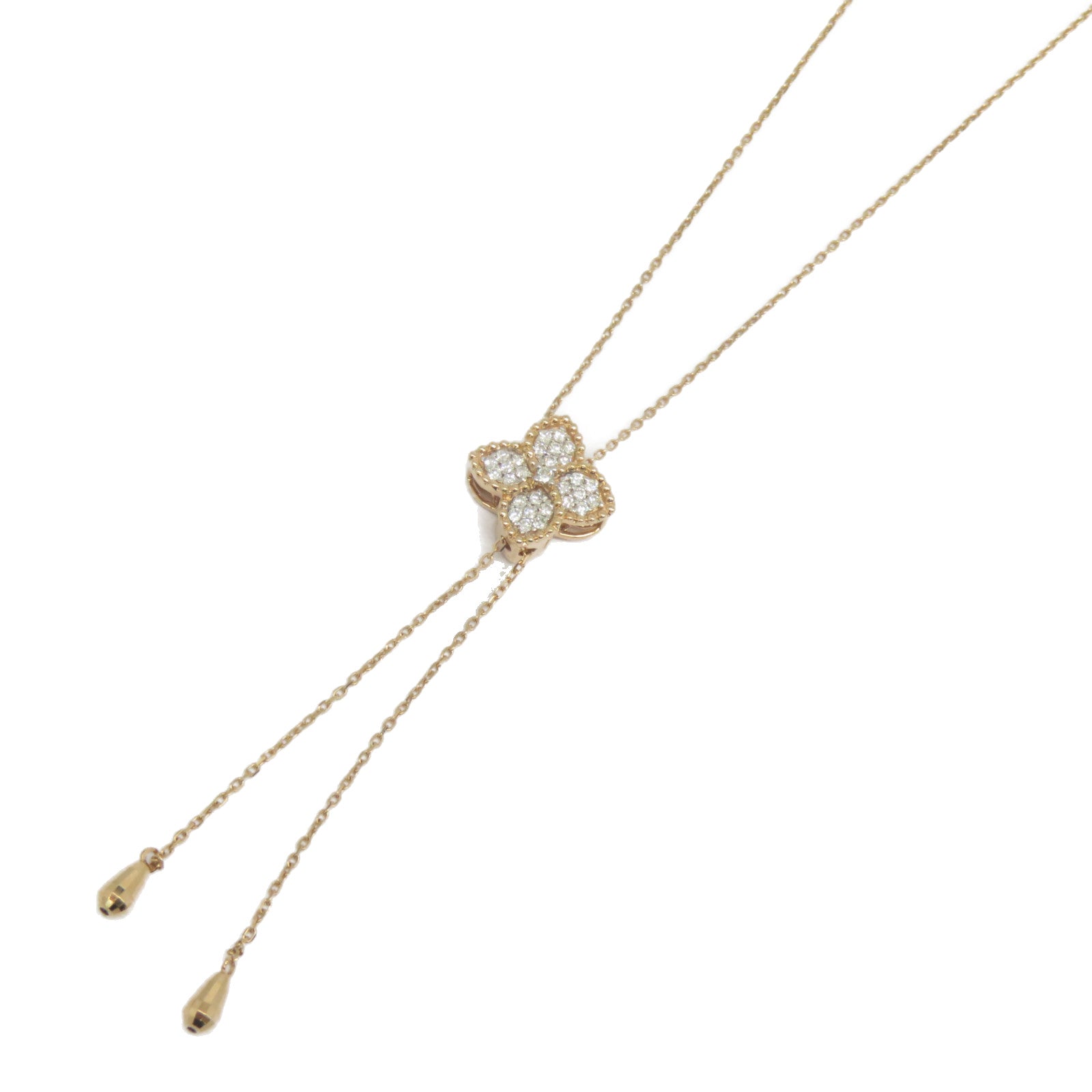 JEWELRY 【激減優惠】18K玫瑰金Diamond Necklace 0.250ct鑽石項鍊