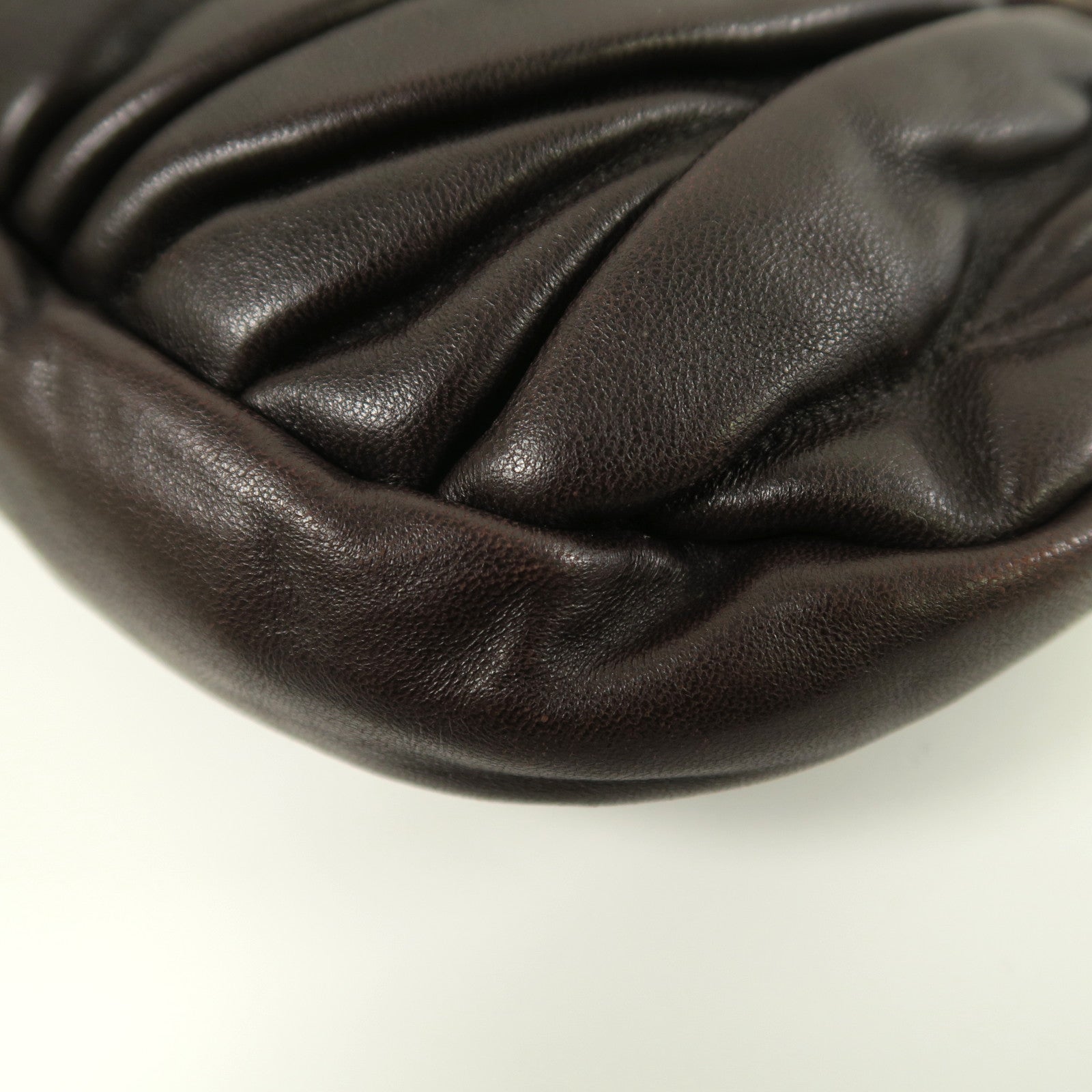 Miu Miu 羊皮皮革Shoulder Bag金扣手挽肩背兩用袋啡色