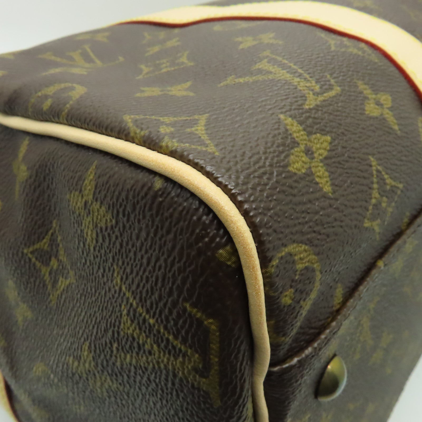 LOUIS VUITTON Monogram CarryAll Travel Bag金扣旅行袋啡色
