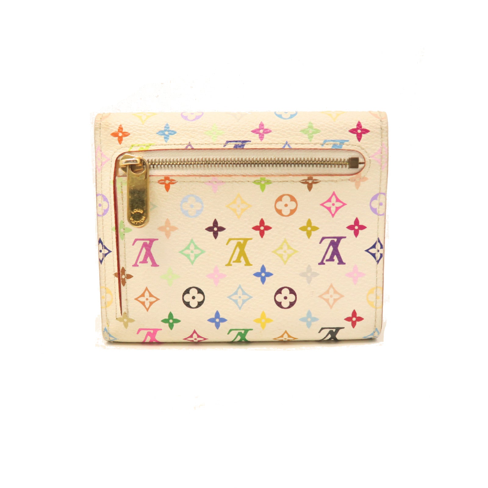 LOUIS VUITTON Monogram Multicolor Koala Wallet金扣钱包白色