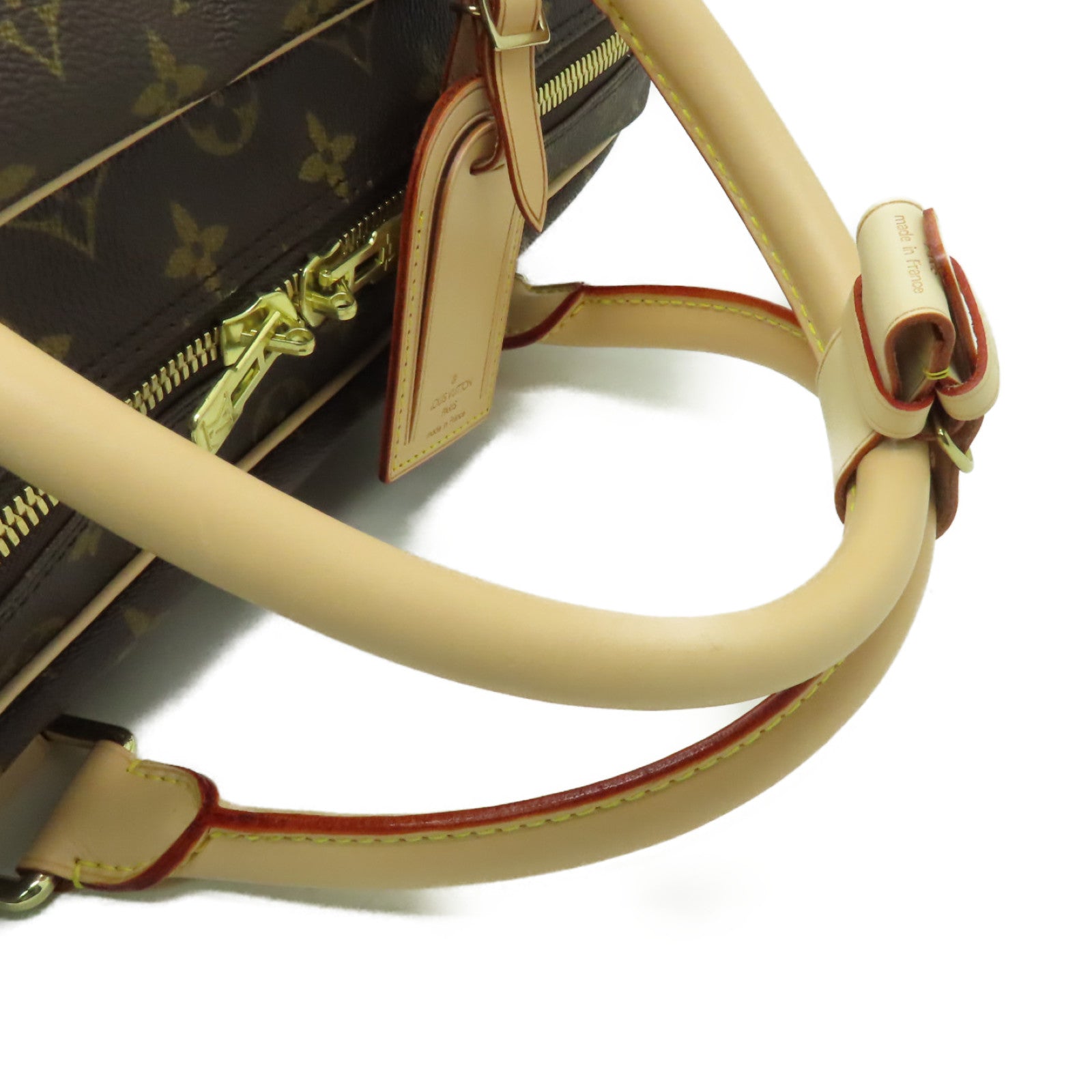 LOUIS VUITTON Monogram CarryAll Travel Bag金扣旅行袋啡色