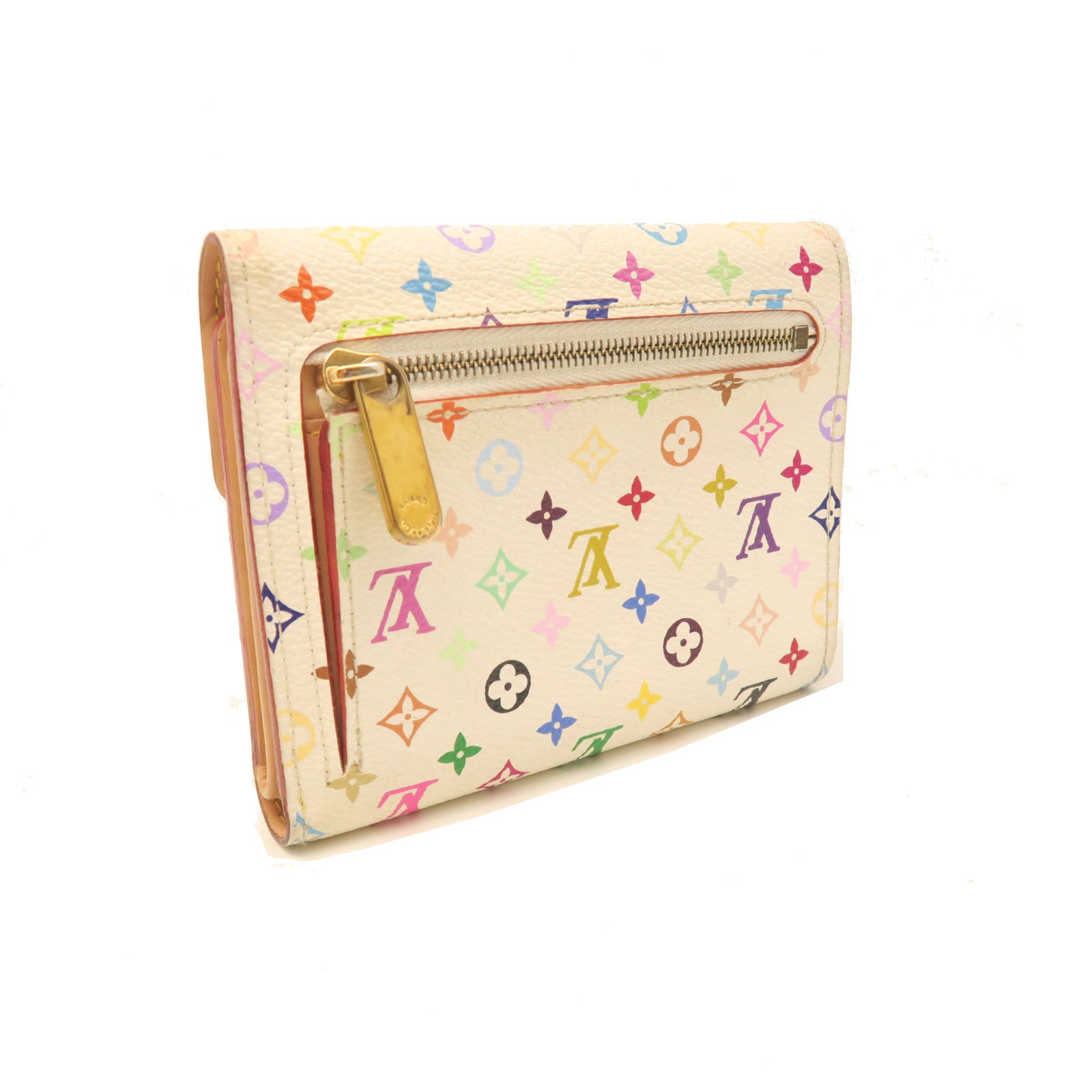 LOUIS VUITTON Monogram Multicolor Koala Wallet金扣钱包白色