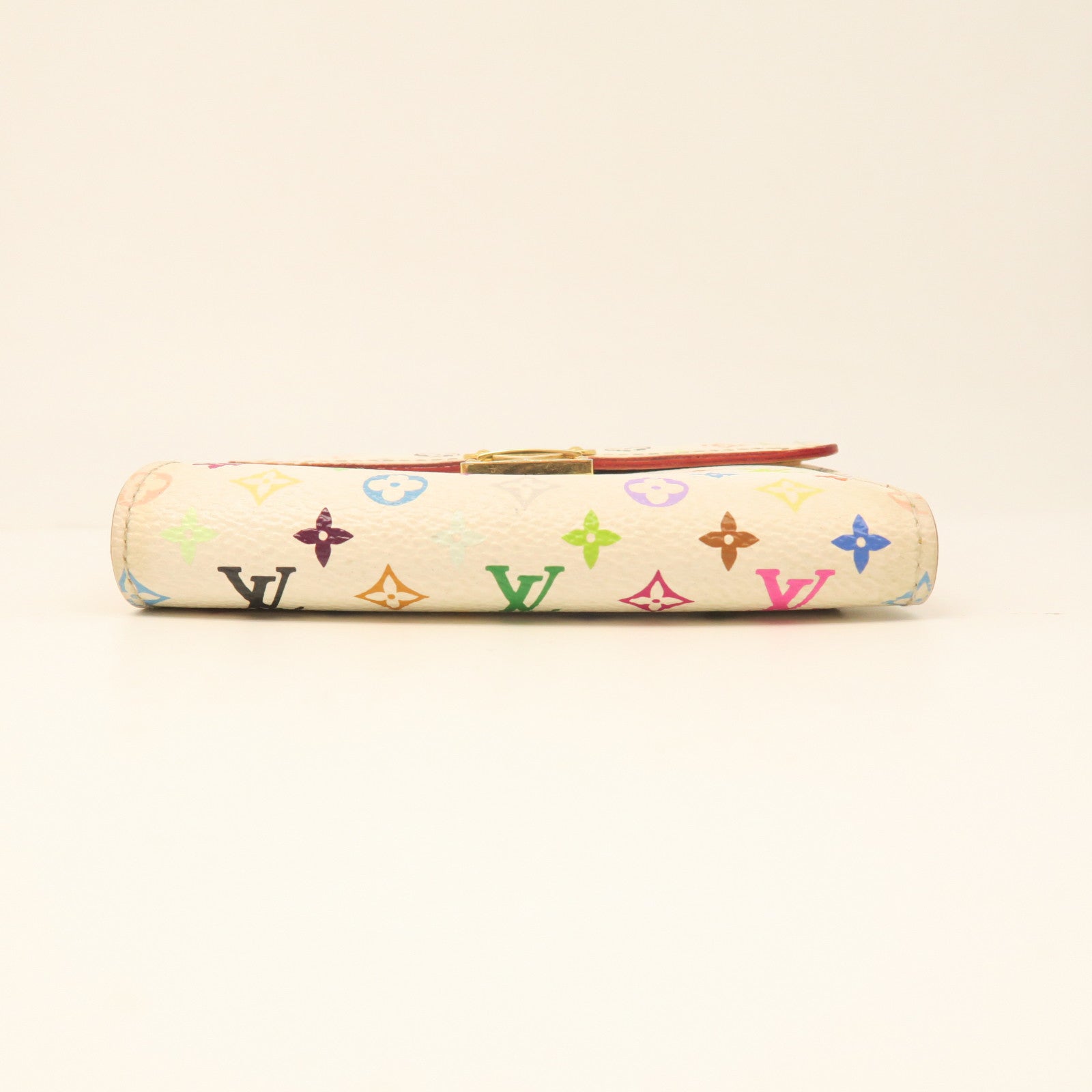 LOUIS VUITTON Monogram Multicolor Koala Wallet金扣钱包白色