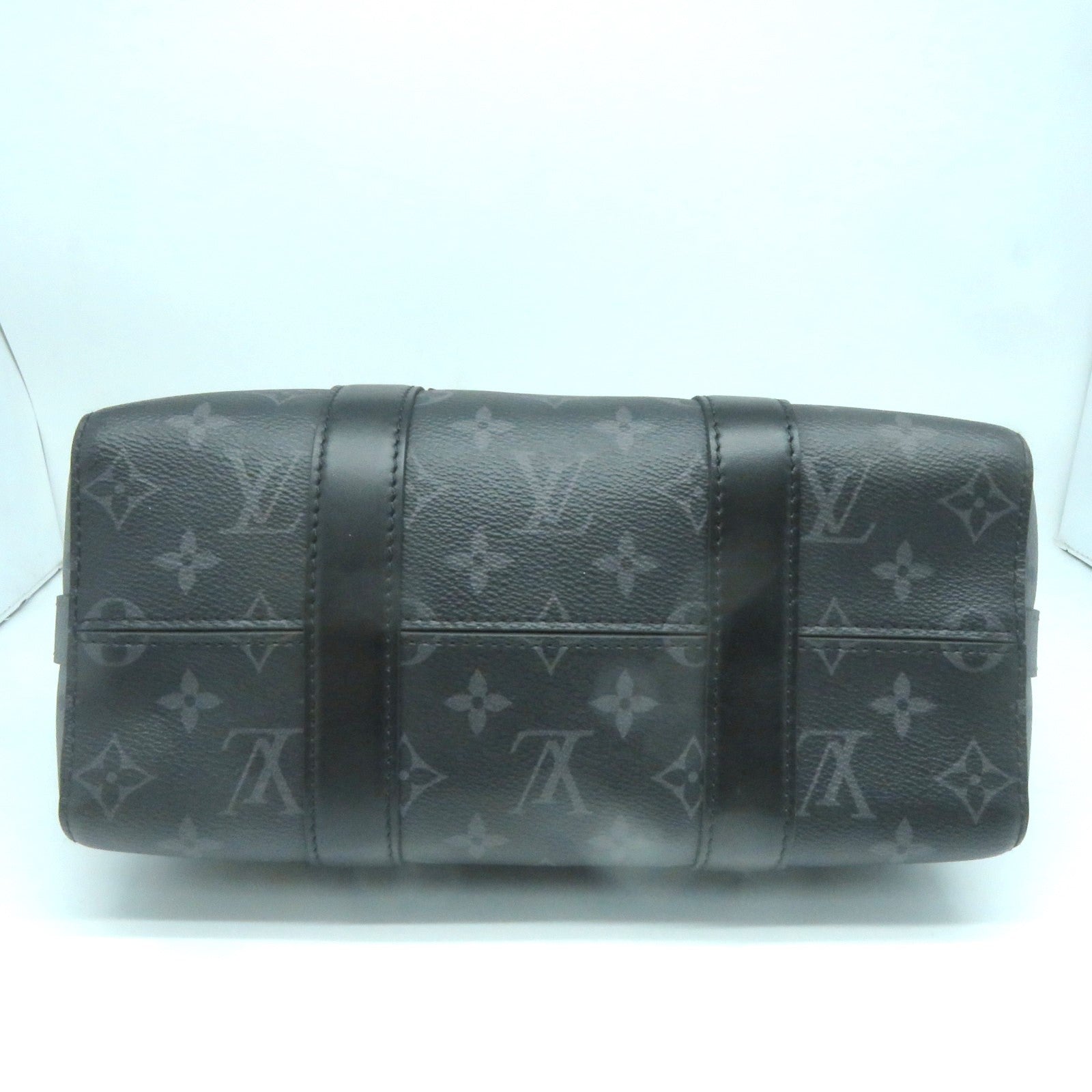 LOUIS VUITTON Monogram City Keepall銀扣肩背袋黑色