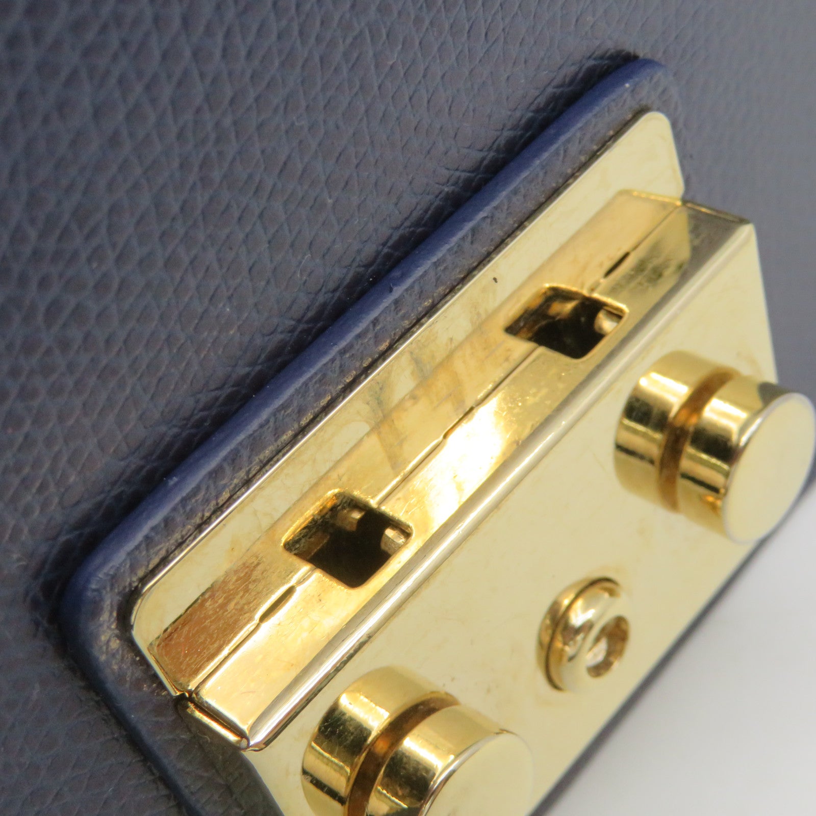 Furla 牛皮皮革Metropolis Shoulder Bag链带肩背袋宝蓝色