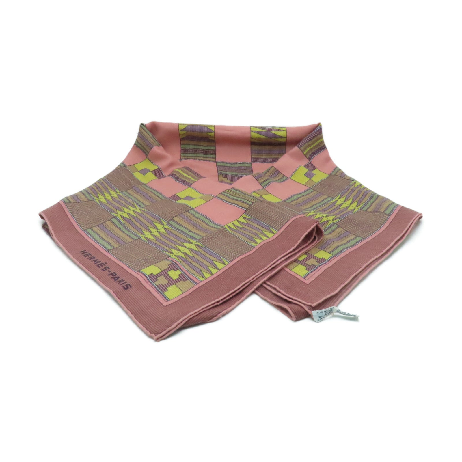 HERMES 羊絨Scarf Cashmere圍巾粉紅色