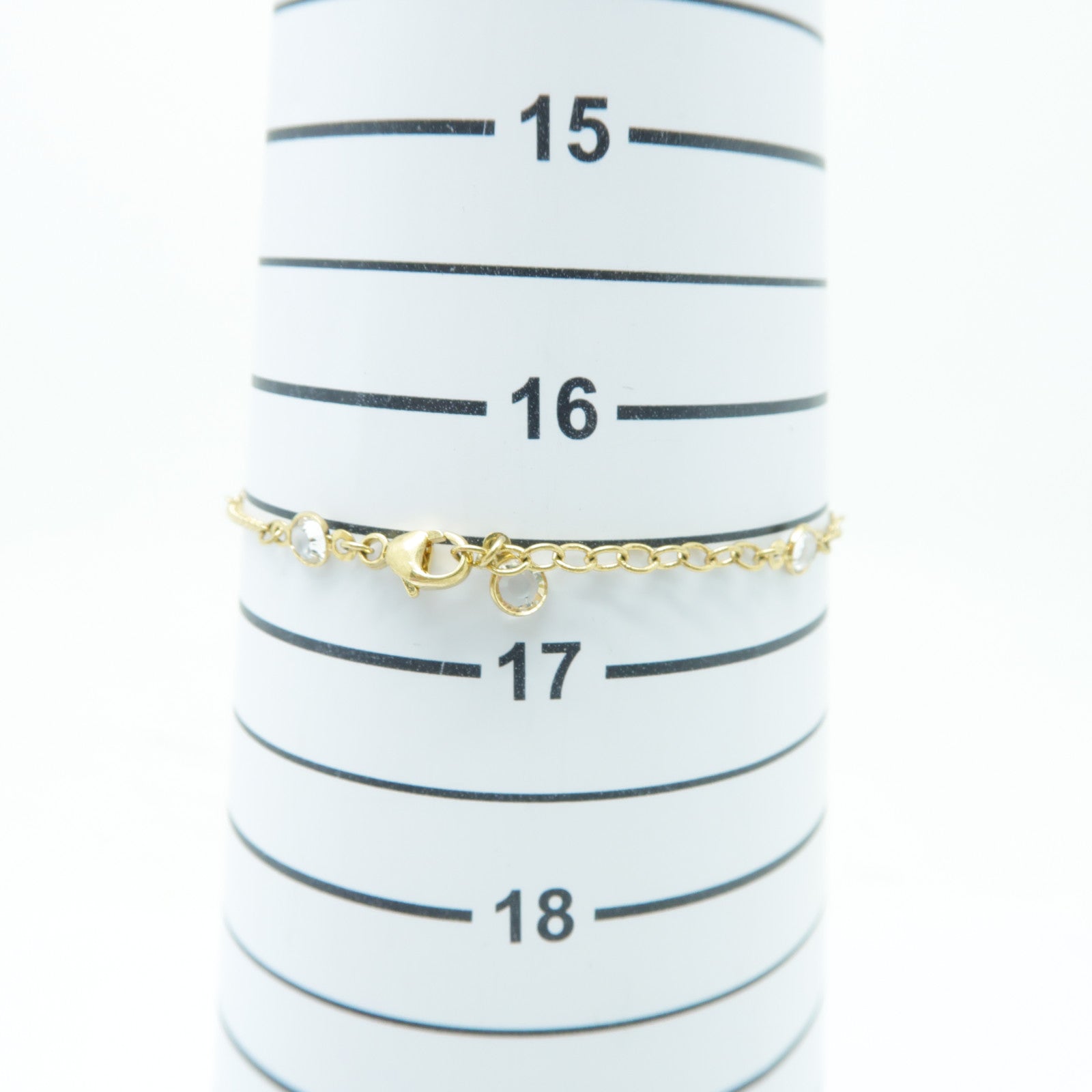 GUCCI 金屬Doubie G Key Bracelet手鏈金色/透明