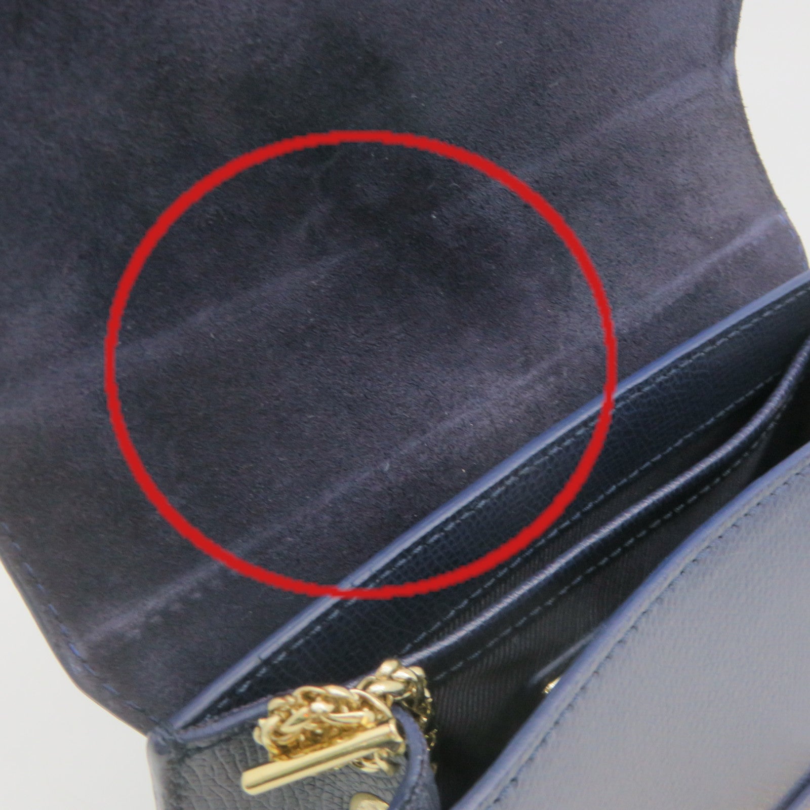 Furla 牛皮皮革Metropolis Shoulder Bag链带肩背袋宝蓝色