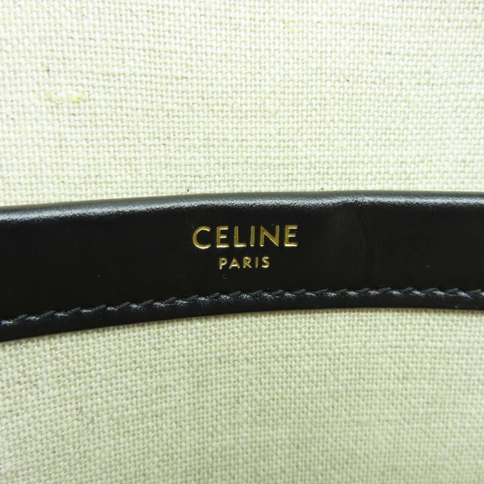 CELINE 帆布Tote Bag手挽袋白色/黑色