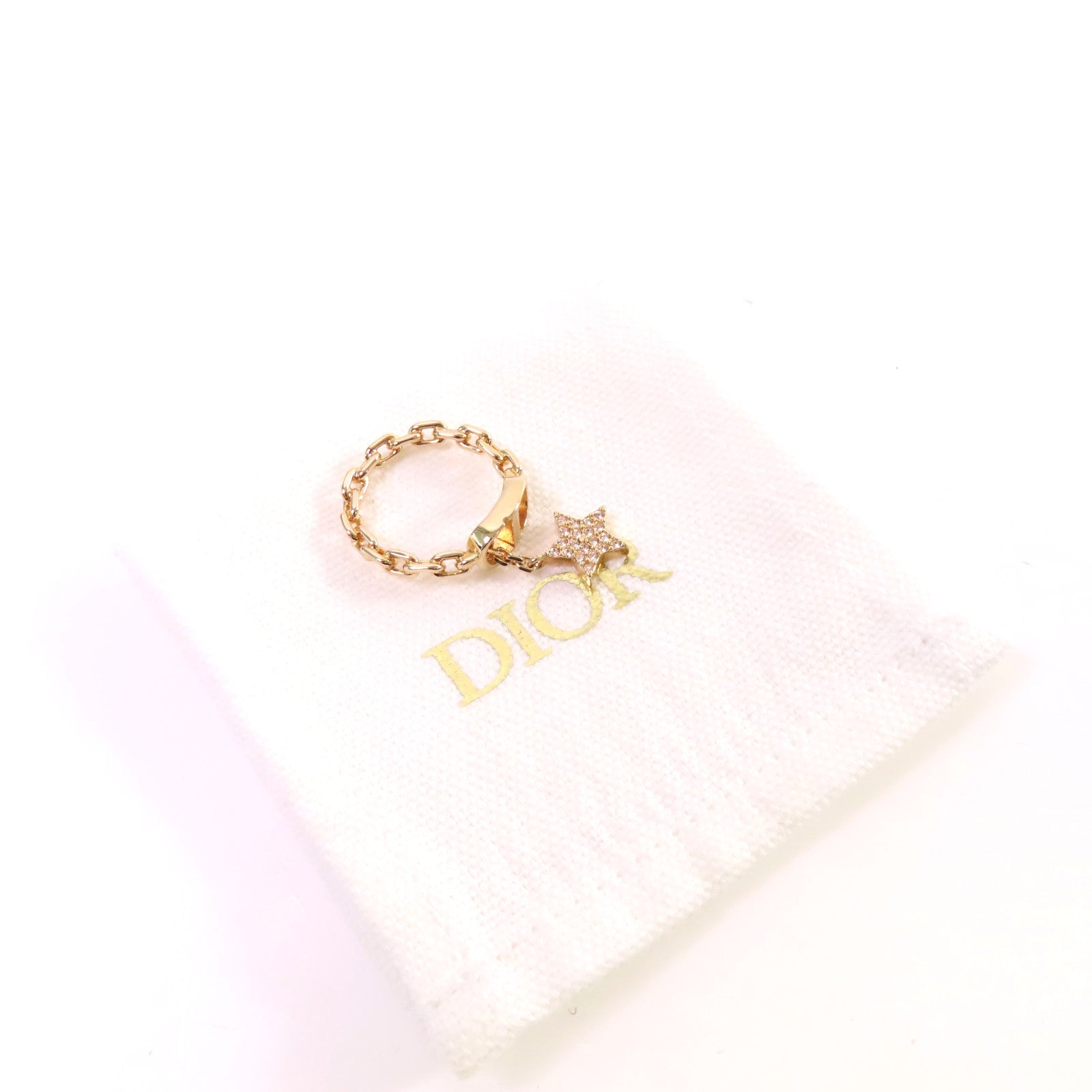 Dior 金屬Petit CD Ring戒指Size M/US#5.5