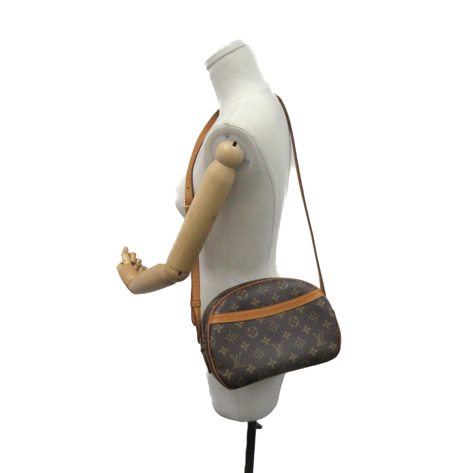 LOUIS VUITTON Monogram Blois Shoulder Bag brown