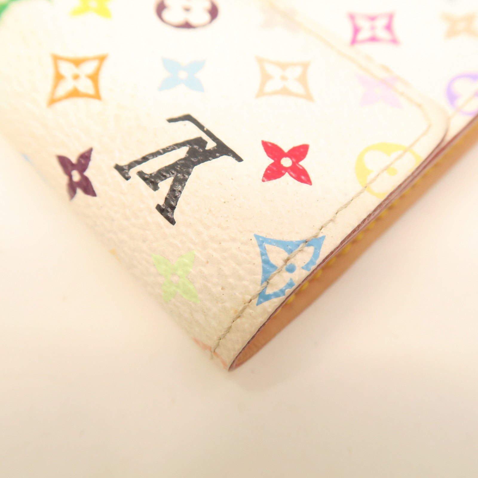 LOUIS VUITTON Monogram Multicolor Koala Wallet金扣钱包白色