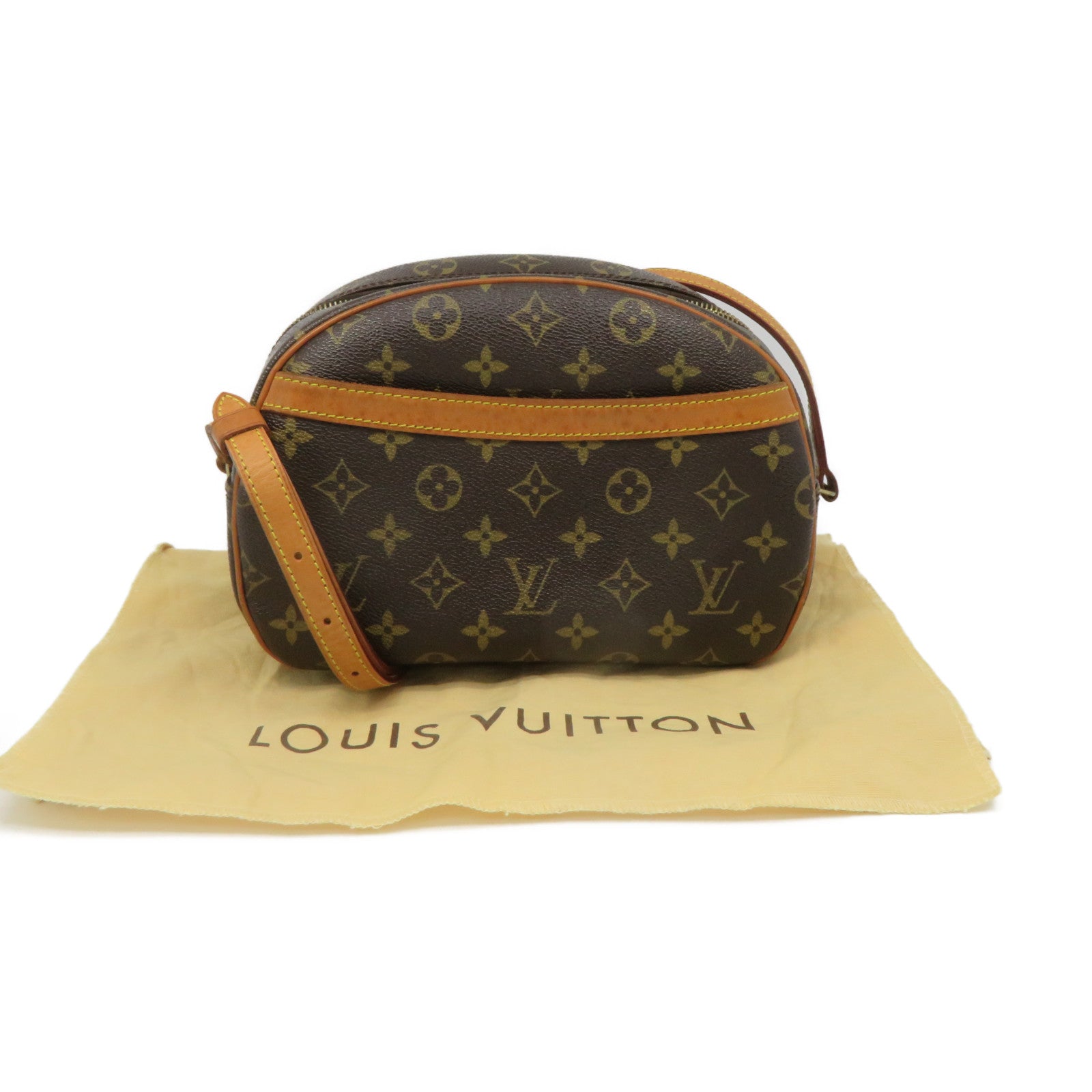LOUIS VUITTON Monogram Blois Shoulder Bag brown